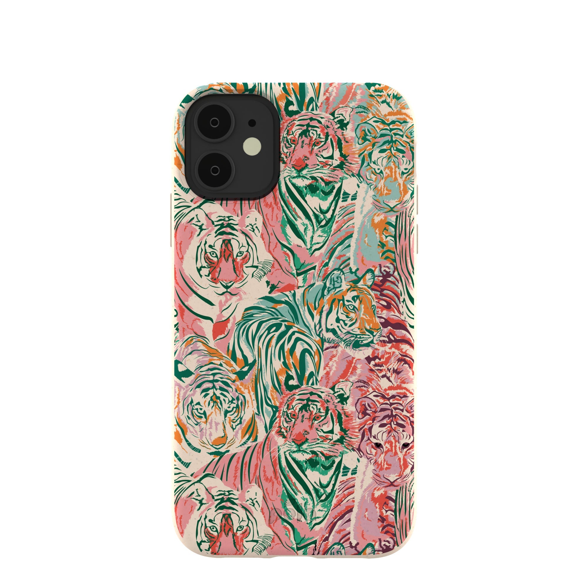 Seashell Hidden Tigers iPhone 11 Case Refurbished - Pela Case refurbished available on Cerqular