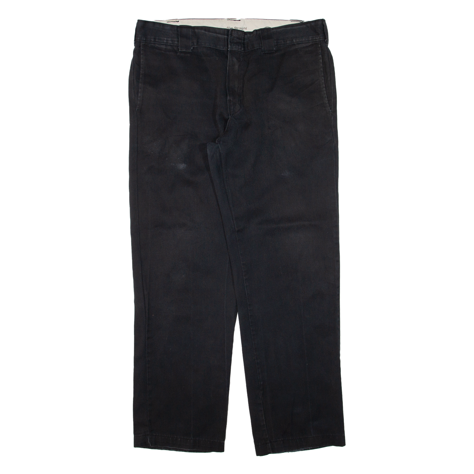 DICKIES Workwear Mens Trousers Black Slim Straight W35 L29 Refurbished - N/A refurbished available on Cerqular