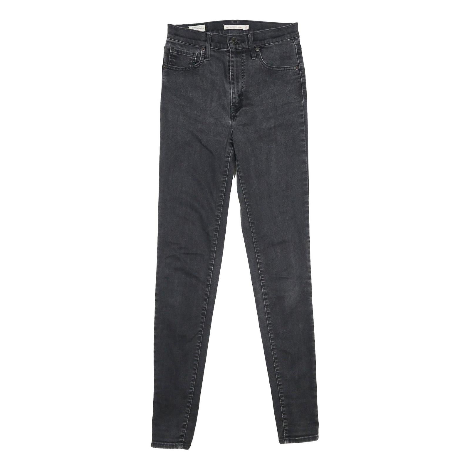 LEVI'S Mile High Super Skinny Big E Womens Jeans Black Slim Skinny Denim W28 L34 Refurbished - N/A refurbished available on Cerqular