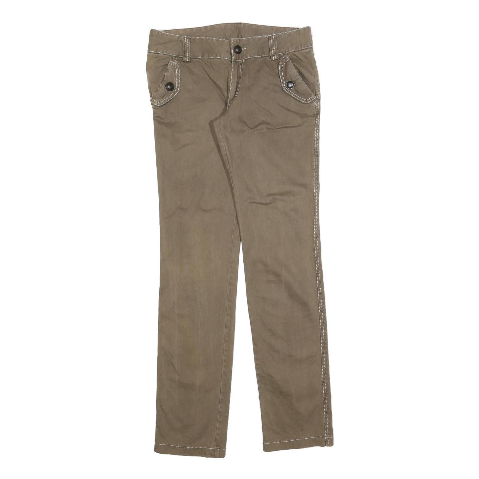 Buy Womens Slim Fit Cotton Blend Khaki Trousers W30 L32 Casual Zip Pockets Refurbished - $23.39 Womens Slim Fit Cotton Blend Khaki Trousers W30 L32 Casual Zip Pockets Refurbished - N/A refurbished available on Cerqular