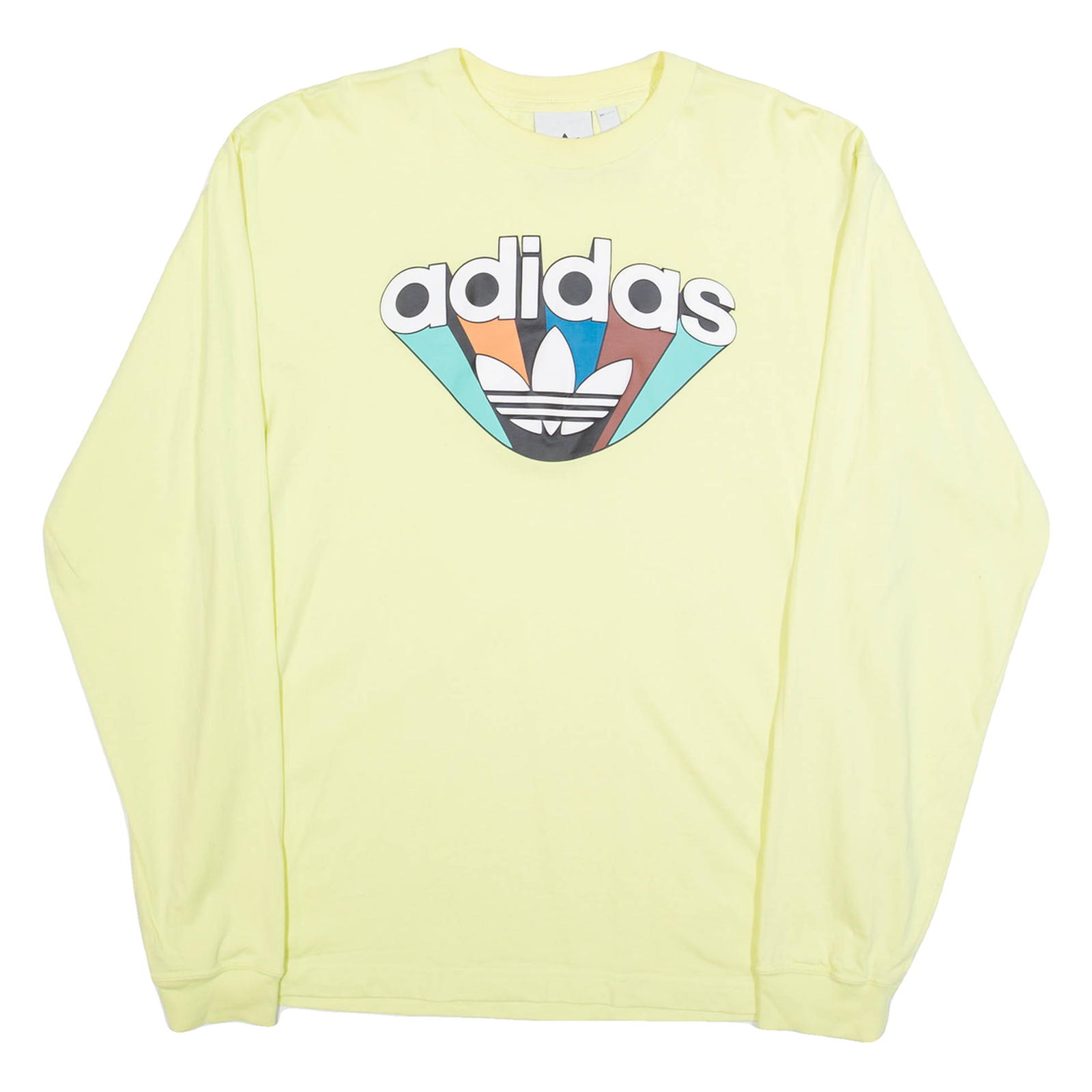 ADIDAS Mens T-Shirt Yellow Long Sleeve M Refurbished - N/A refurbished available on Cerqular