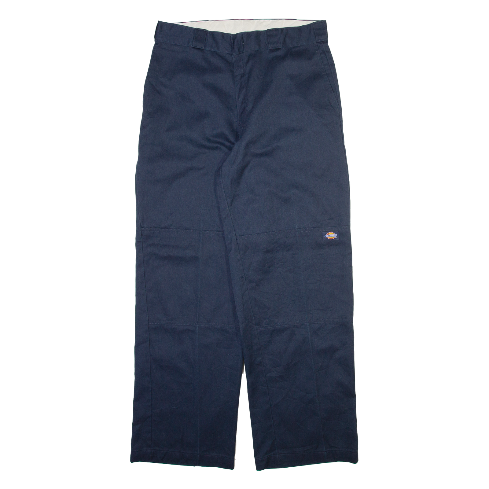 DICKIES Mens Trousers Blue Regular Straight W34 L32 Refurbished - N/A refurbished available on Cerqular