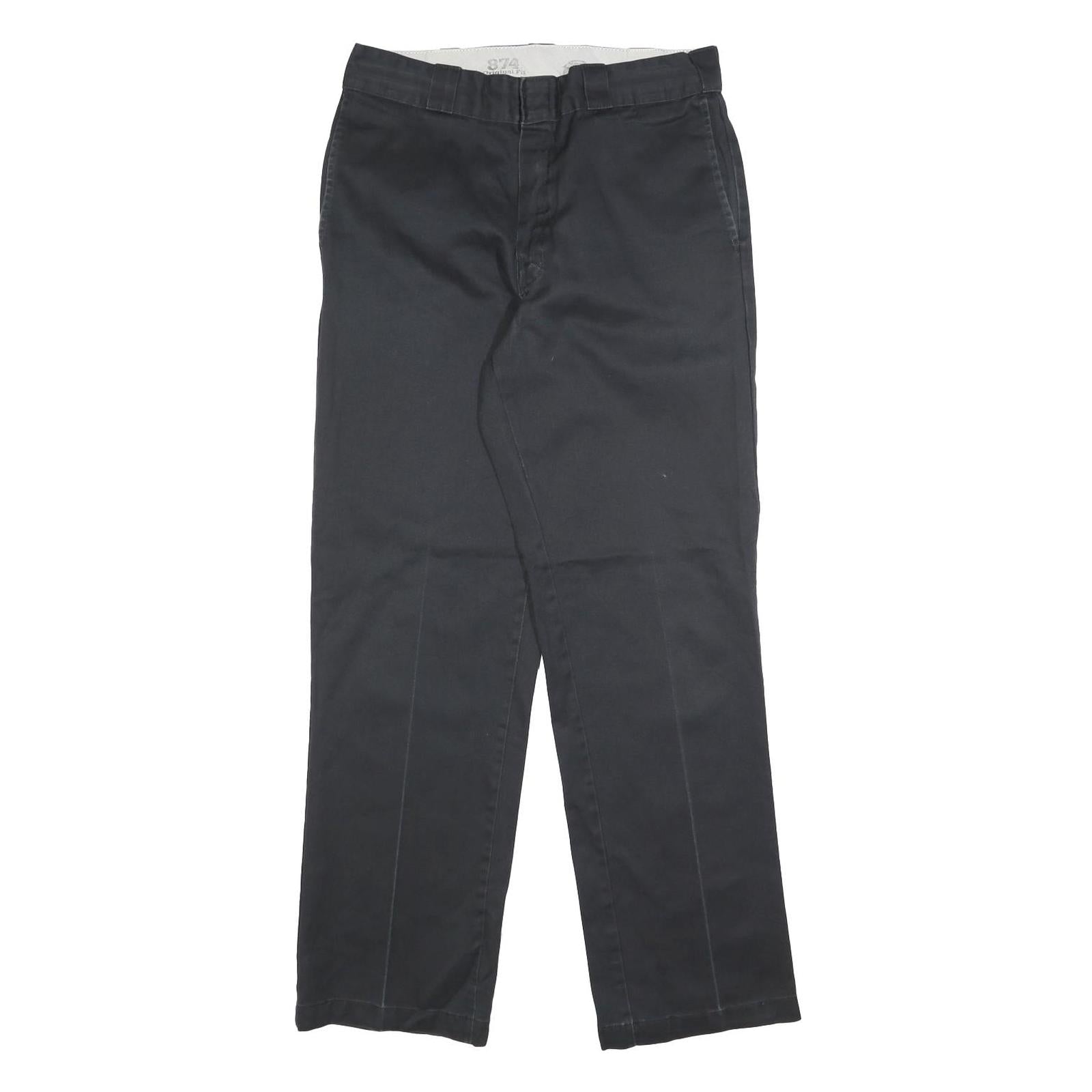 Buy DICKIES Mens Cotton Blend Black Regular Fit Straight Leg Trousers W30 L30 Refurbished - $37.69 DICKIES Mens Cotton Blend Black Regular Fit Straight Leg Trousers W30 L30 Refurbished - N/A refurbished available on Cerqular