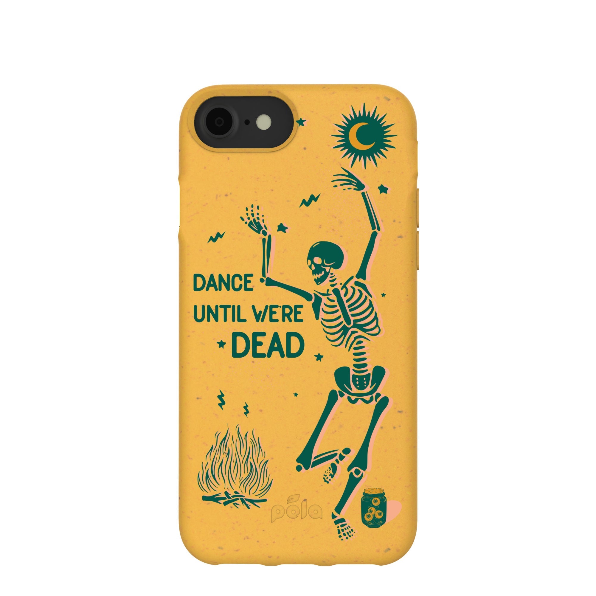 Honey Dancing Skeleton iPhone 6/6s/7/8/SE Case Refurbished - Pela Case refurbished available on Cerqular
