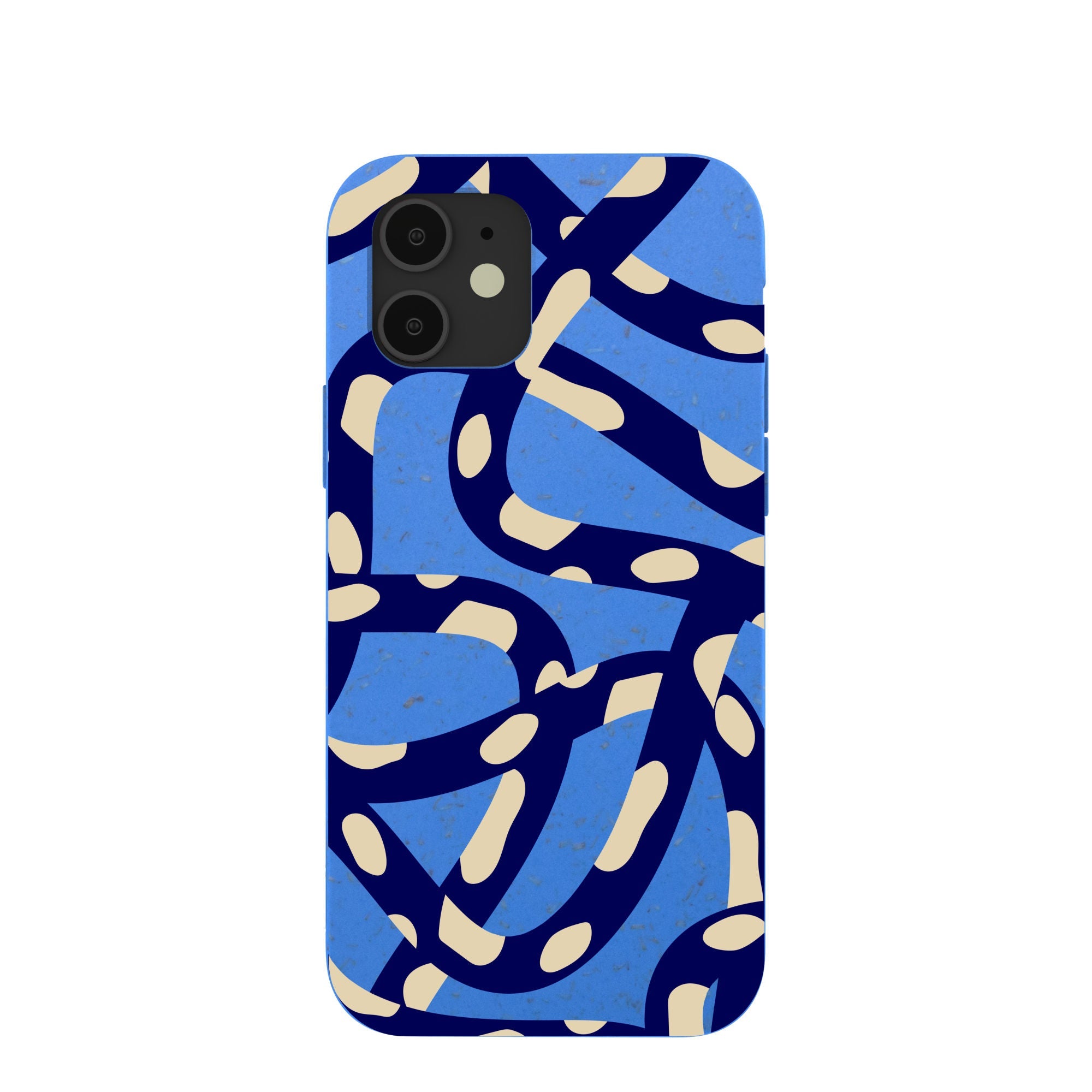 Electric Blue Noodles iPhone 12/ iPhone 12 Pro Case Refurbished - Pela Case refurbished available on Cerqular