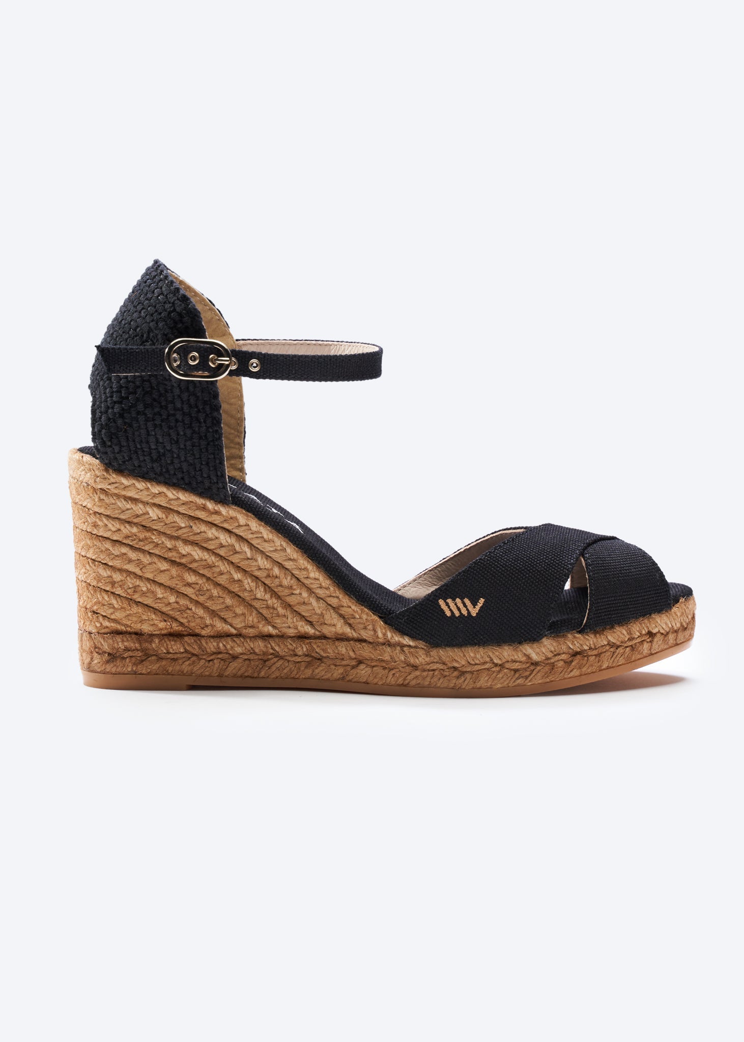 Buy Aiguablava Canvas Espadrille Sandal Wedges | Color: Black | Size: 10 Refurbished - $119.95 Aiguablava Canvas Espadrille Sandal Wedges | Color: Black | Size: 10 Refurbished - N/A refurbished available on Cerqular
