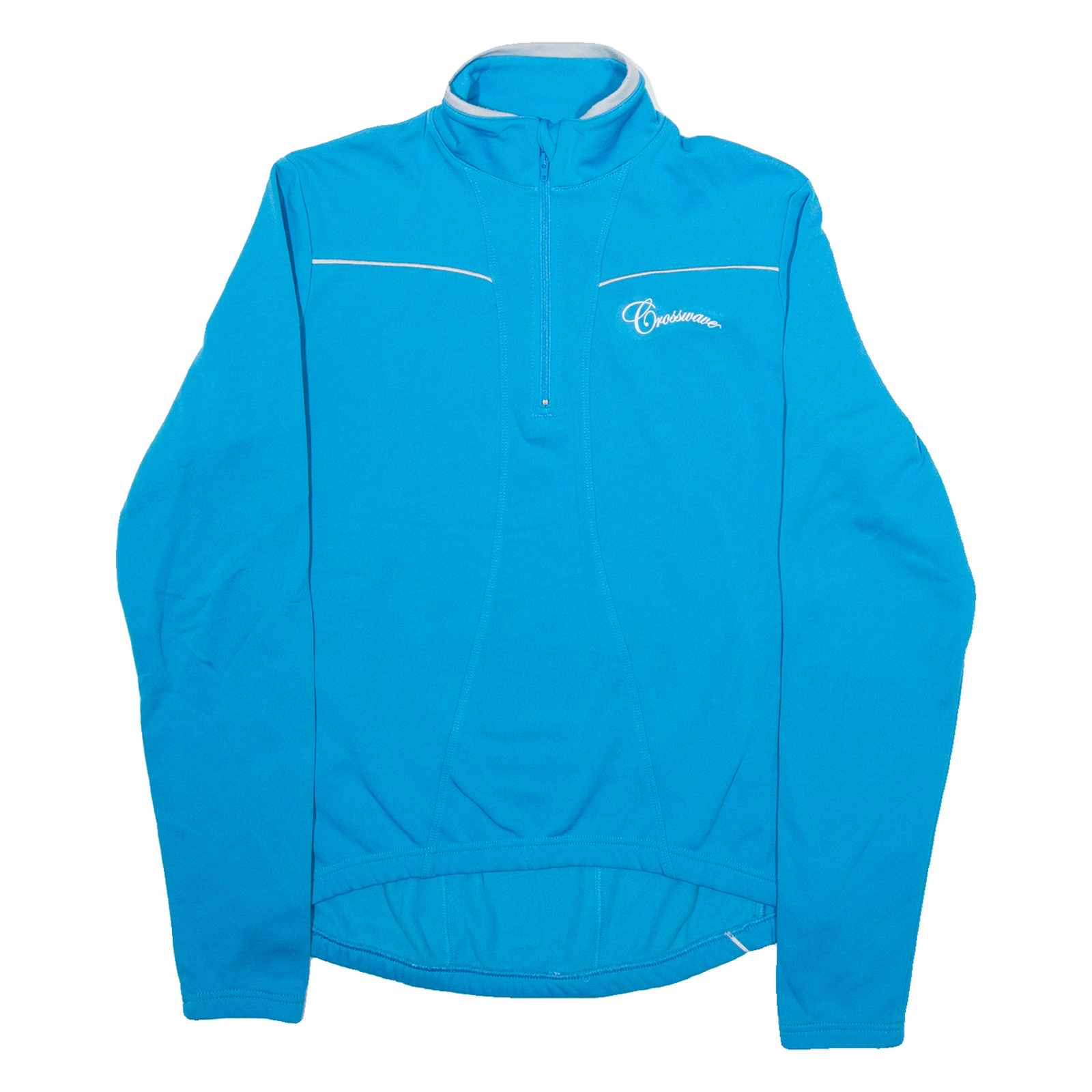 CROSSWAVE Cycling Mens Jersey Blue Long Sleeve 1/2 Zip M Refurbished - N/A refurbished available on Cerqular