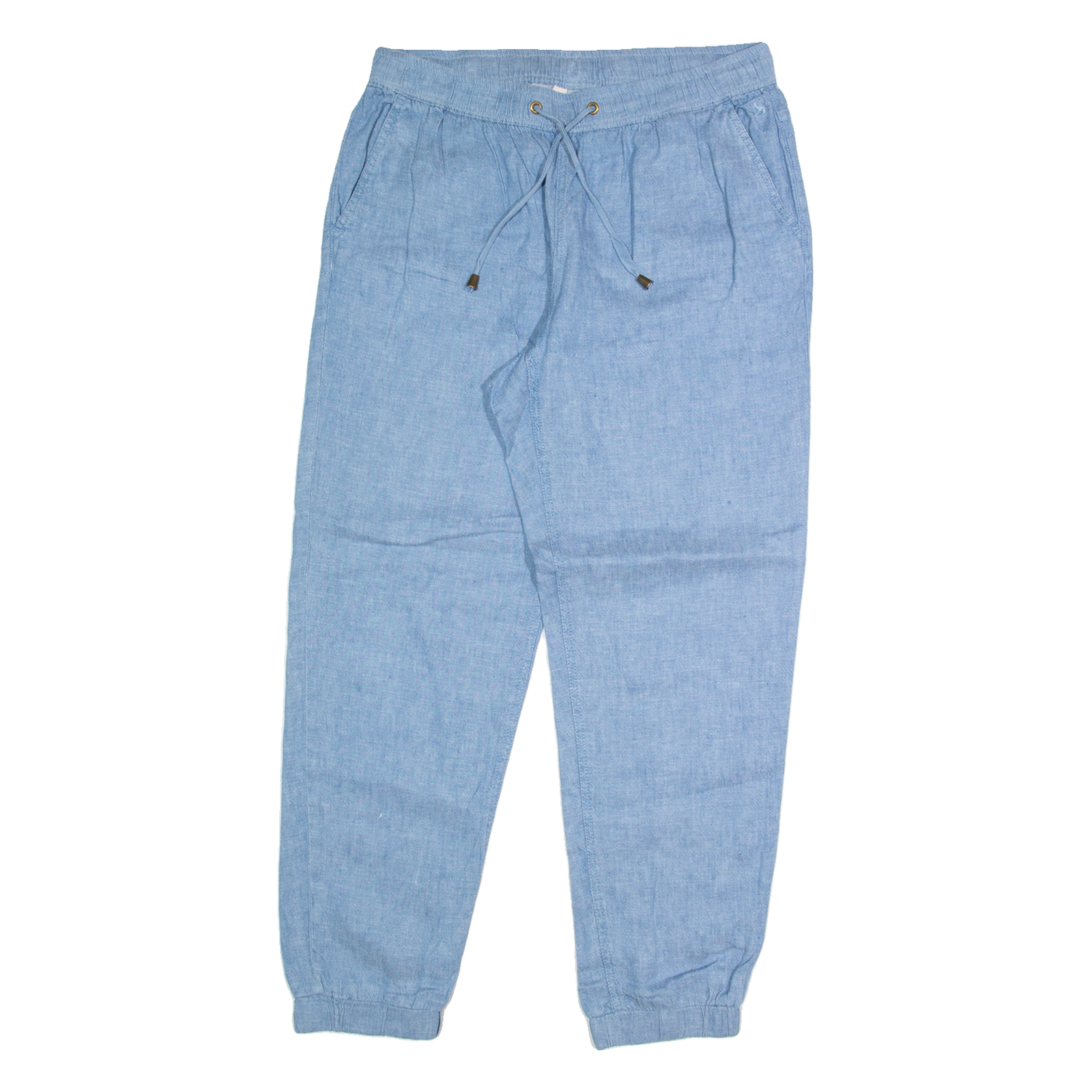 JOULES Womens Trousers Blue Relaxed Tapered W30 L27 Refurbished - N/A refurbished available on Cerqular