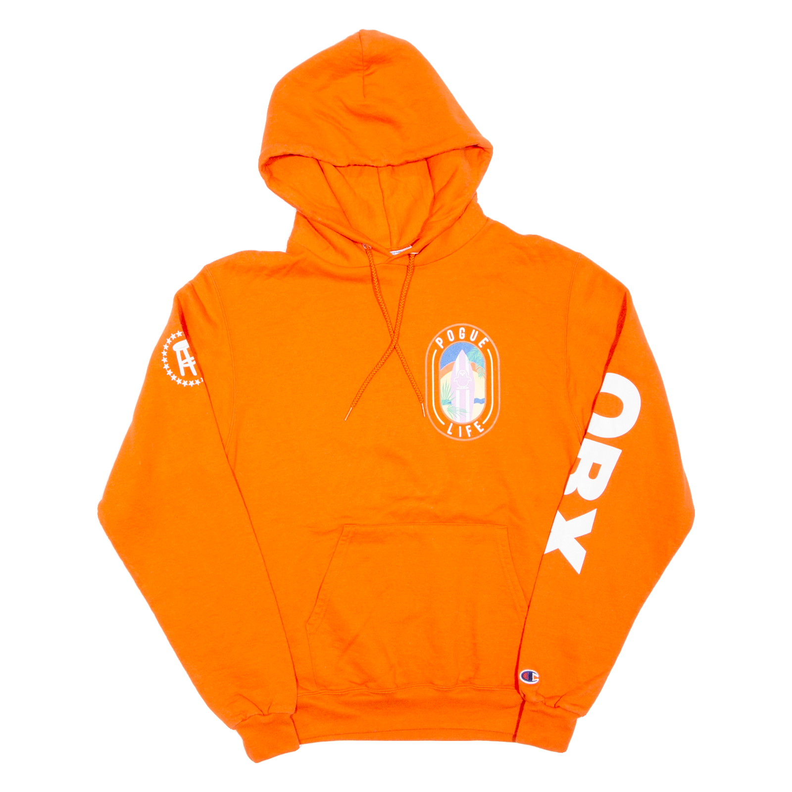 CHAMPION Womens Orange Hoodie Pullover S Refurbished - N/A refurbished available on Cerqular