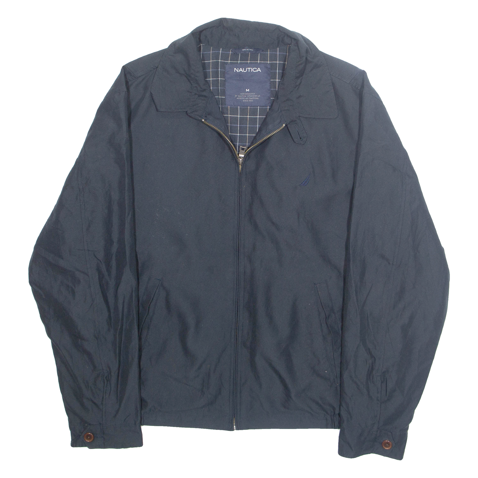 NAUTICA Mens Lined Jacket Blue M Refurbished - N/A refurbished available on Cerqular