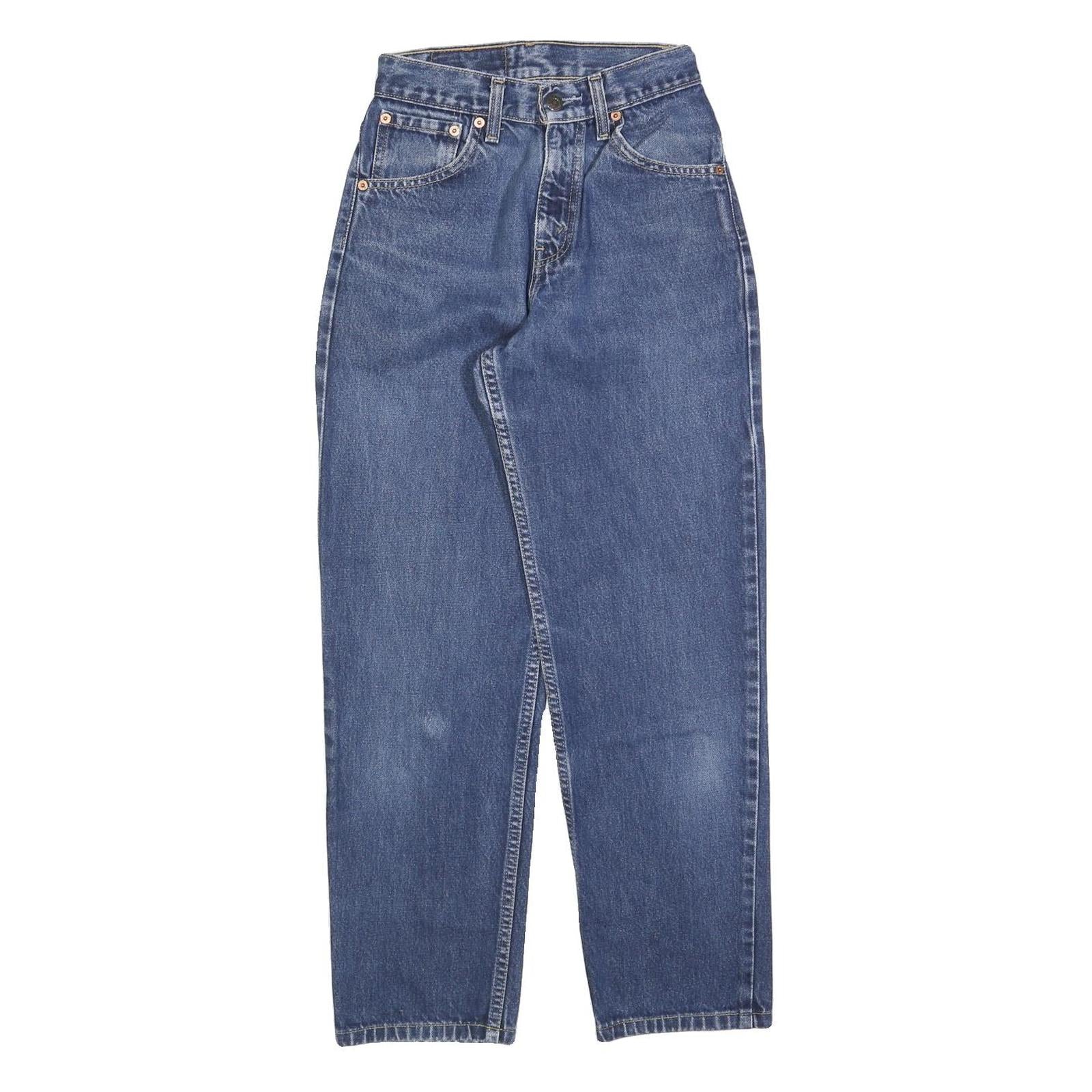 LEVI'S 533 02 Womens Jeans Blue Regular Straight Denim Medium W24 L27 Classic Refurbished - N/A refurbished available on Cerqular