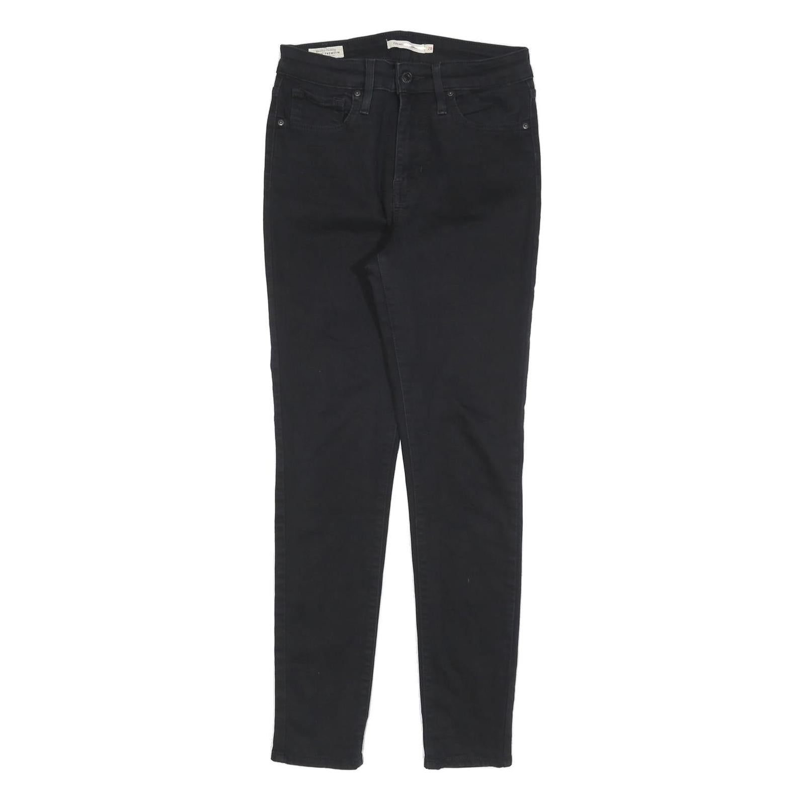LEVI'S 721 Womens Jeans Black Slim Skinny Denim W28 L27 Stretch Cotton Blend Refurbished - N/A refurbished available on Cerqular