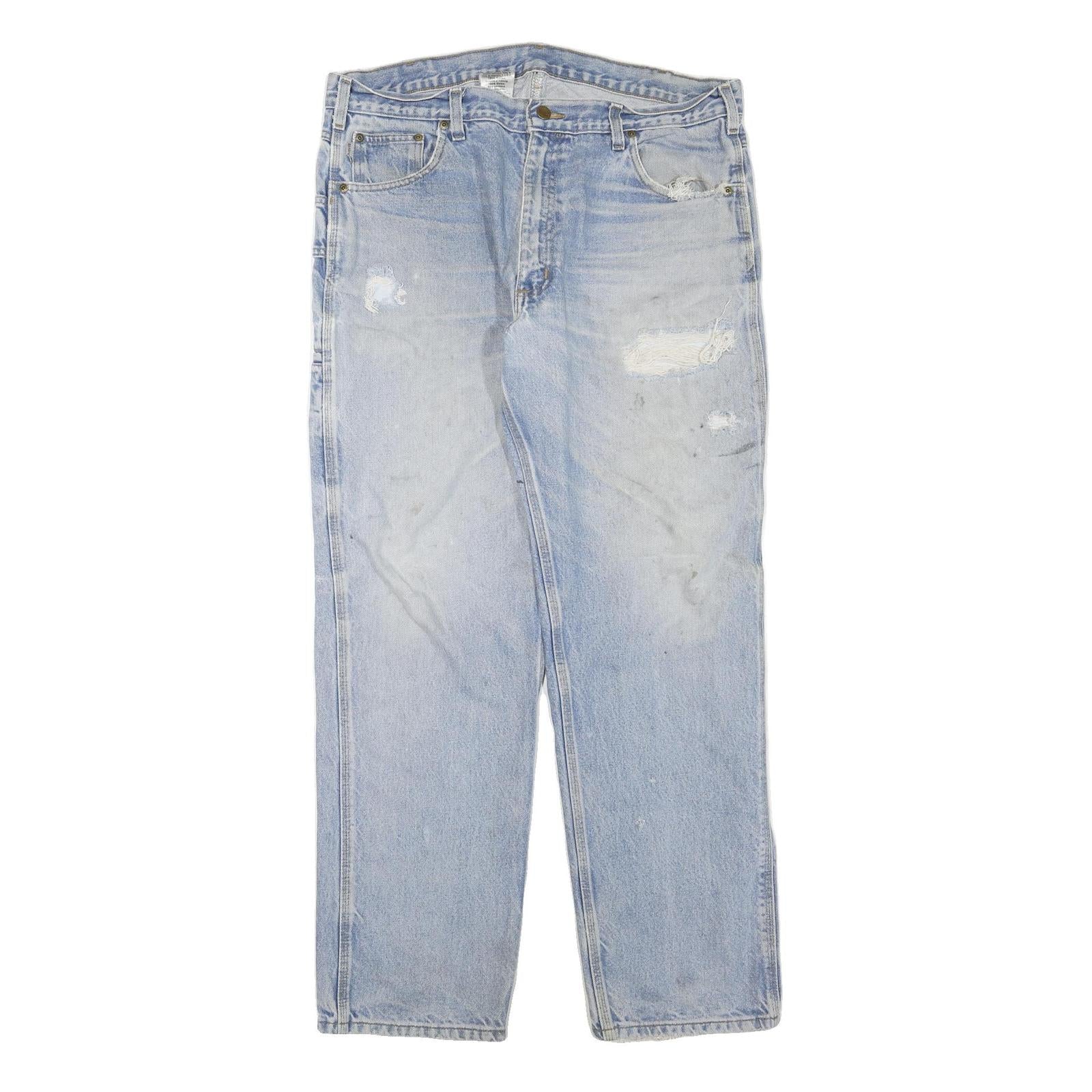 Buy CARHARTT Mens Jeans Blue Regular Straight Denim Medium W36 L32 Distressed Refurbished - $49.39 CARHARTT Mens Jeans Blue Regular Straight Denim Medium W36 L32 Distressed Refurbished - N/A refurbished available on Cerqular