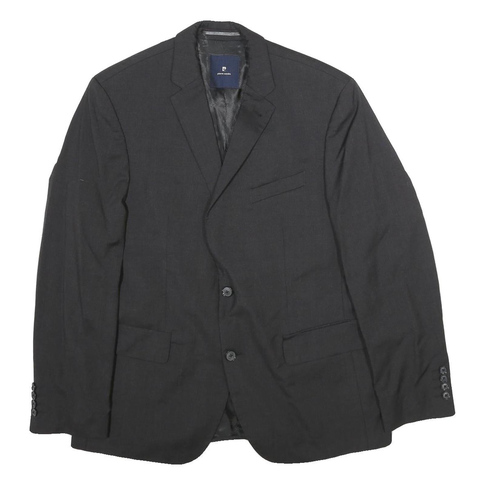 Buy PIERRE CARDIN Mens Black Wool Classic Jacket L Plain Button Closure Elegant Refurbished - $74.09 PIERRE CARDIN Mens Black Wool Classic Jacket L Plain Button Closure Elegant Refurbished - N/A refurbished available on Cerqular
