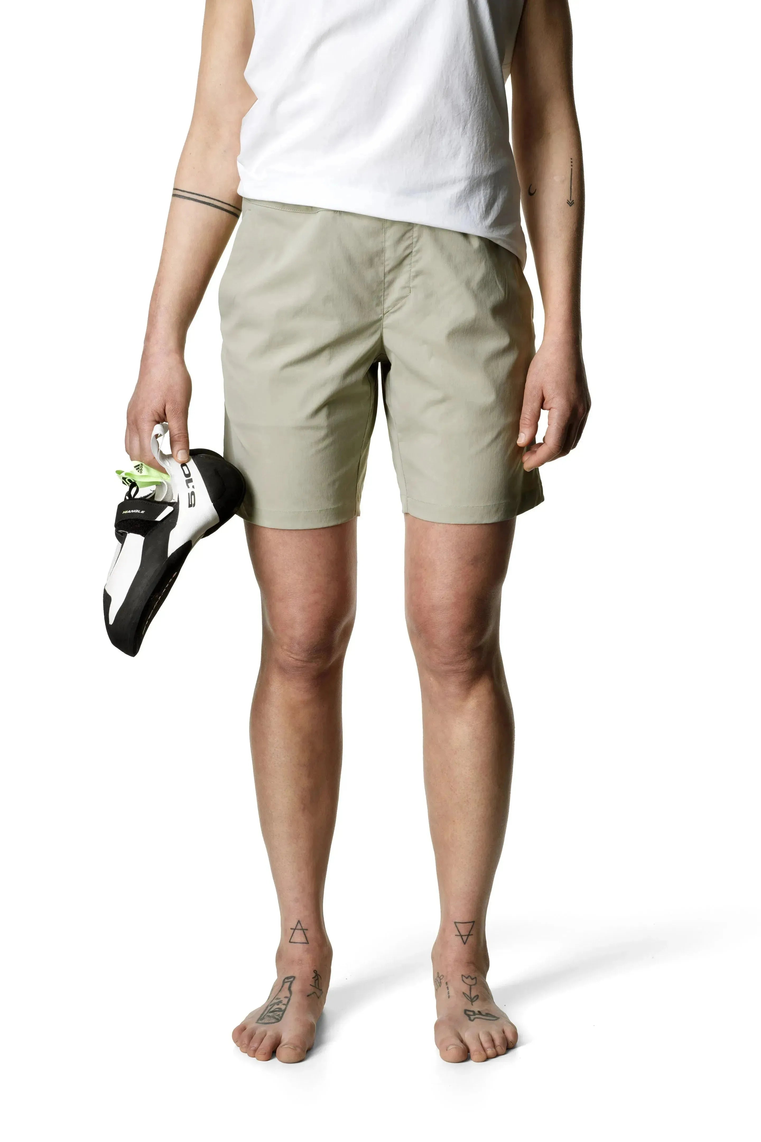 W's Wadi Shorts | Color: Dawn Green | Size: M Refurbished - Houdini Sportswear refurbished available on Cerqular