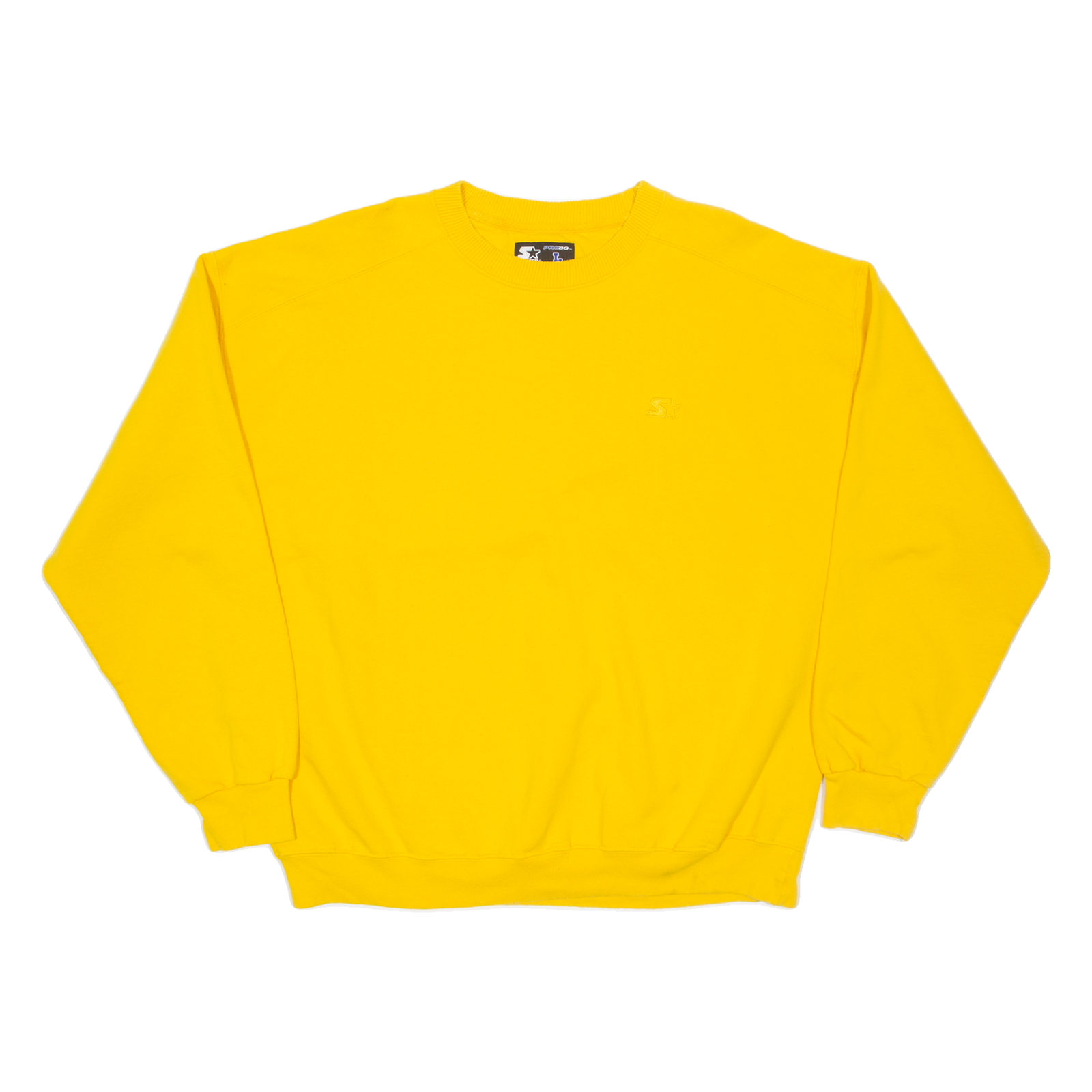 STARTER Mens Sweatshirt Yellow L Refurbished - N/A refurbished available on Cerqular