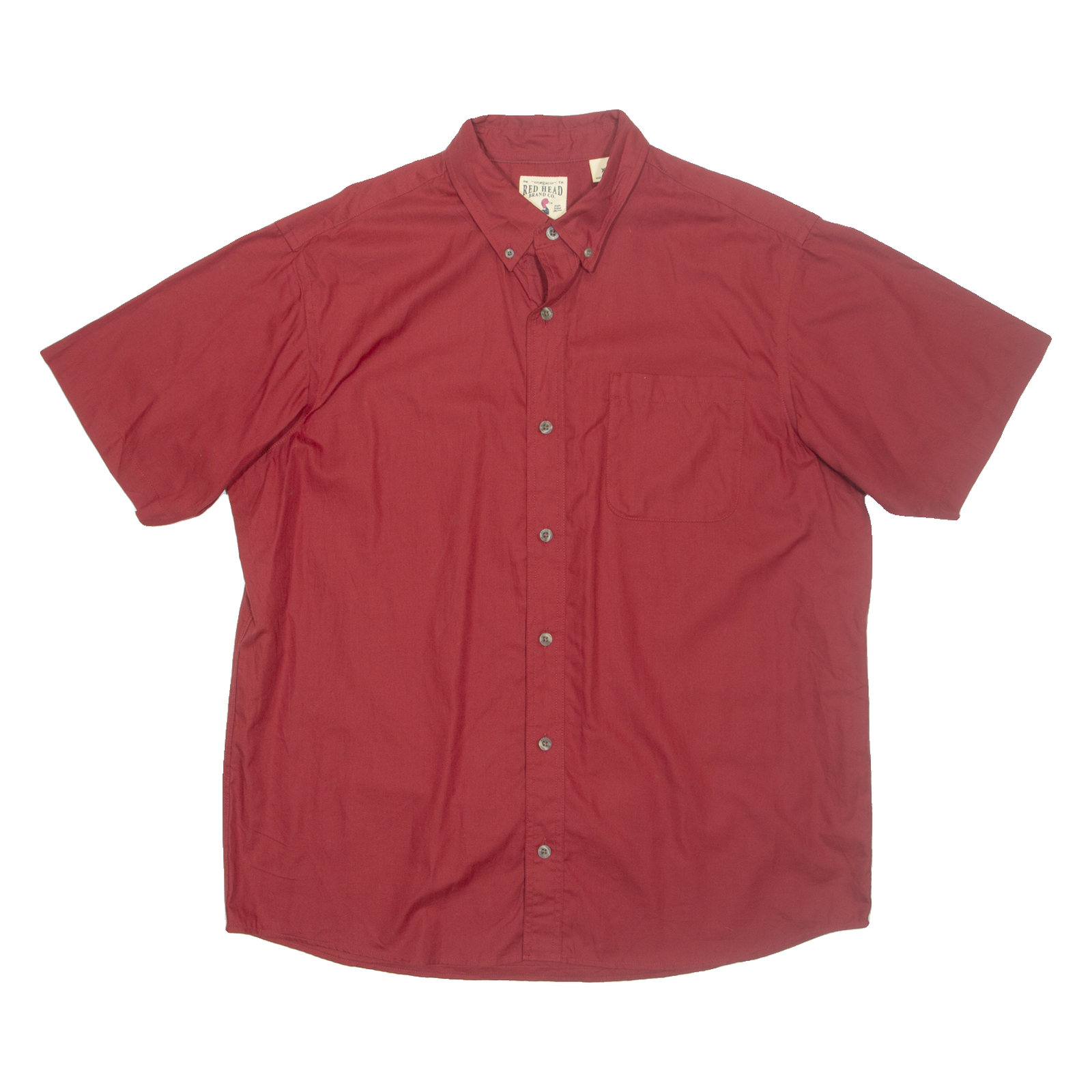 REDHEAD Mens Plain Shirt Red XL Refurbished - N/A refurbished available on Cerqular