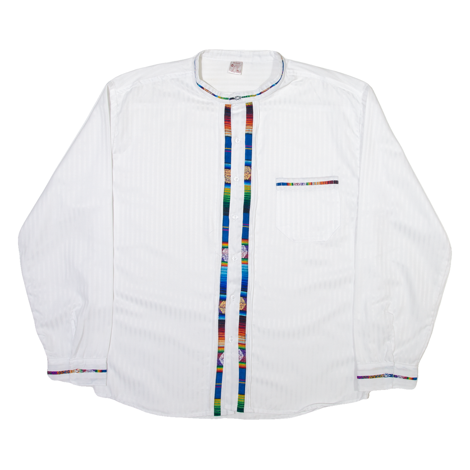 MALKI Mens Plain Shirt White Long Sleeve M Refurbished - N/A refurbished available on Cerqular