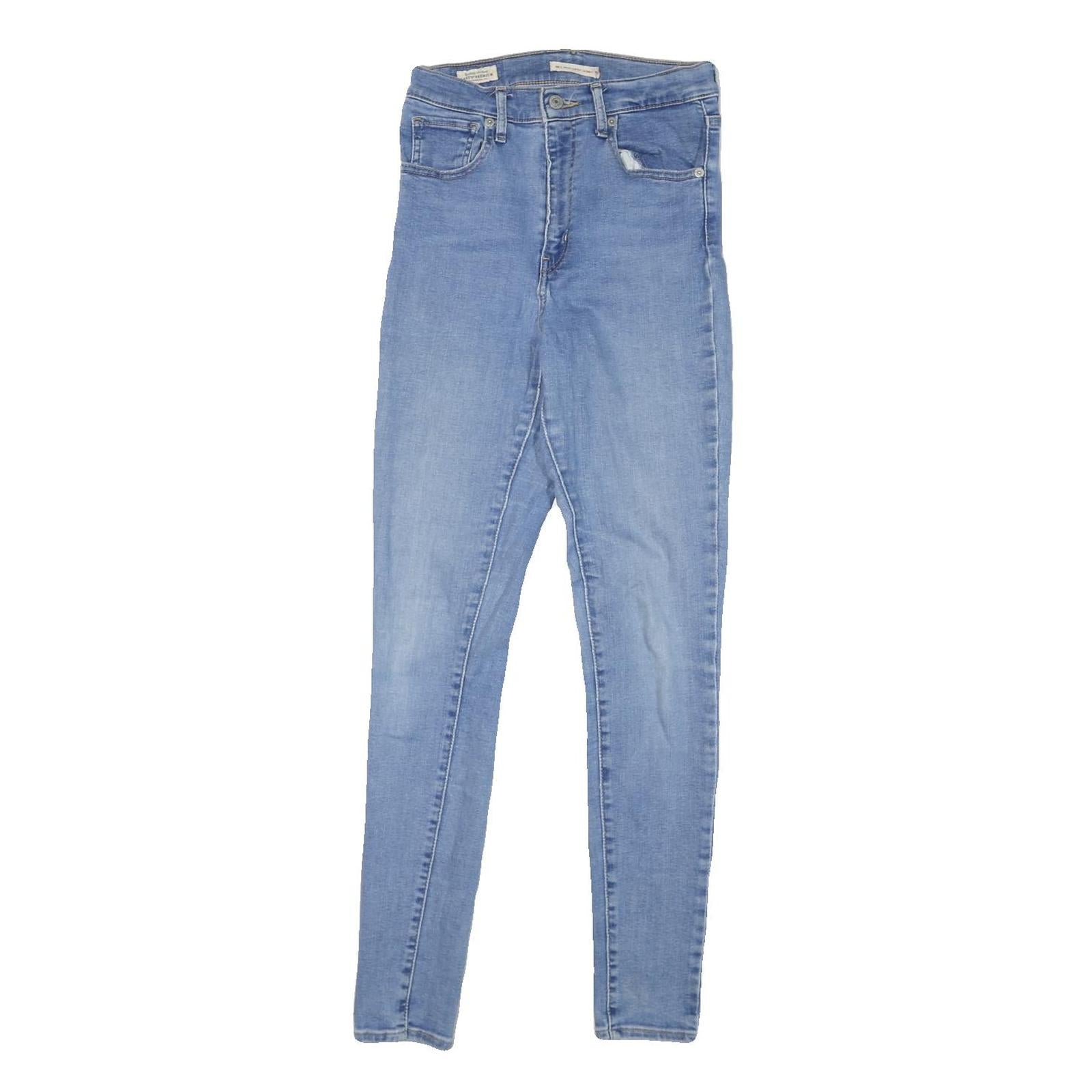 LEVI'S Womens Slim Fit Light Blue Denim Skinny Jeans W24 L30 Zip Cotton Blend Refurbished - N/A refurbished available on Cerqular
