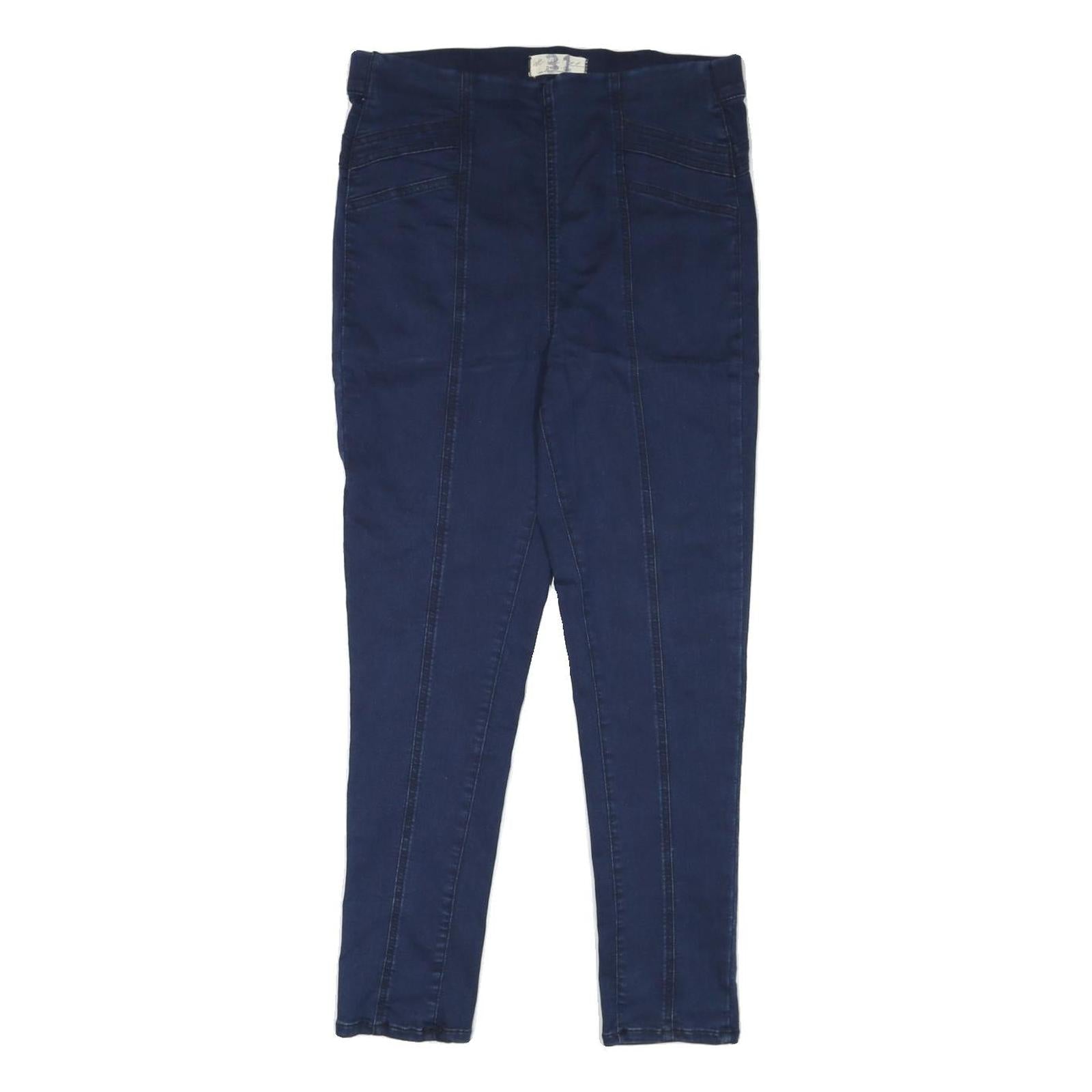 WE THE FREE Womens Jeans Blue Regular Skinny Denim Medium W32 L27 Stretch Refurbished - N/A refurbished available on Cerqular