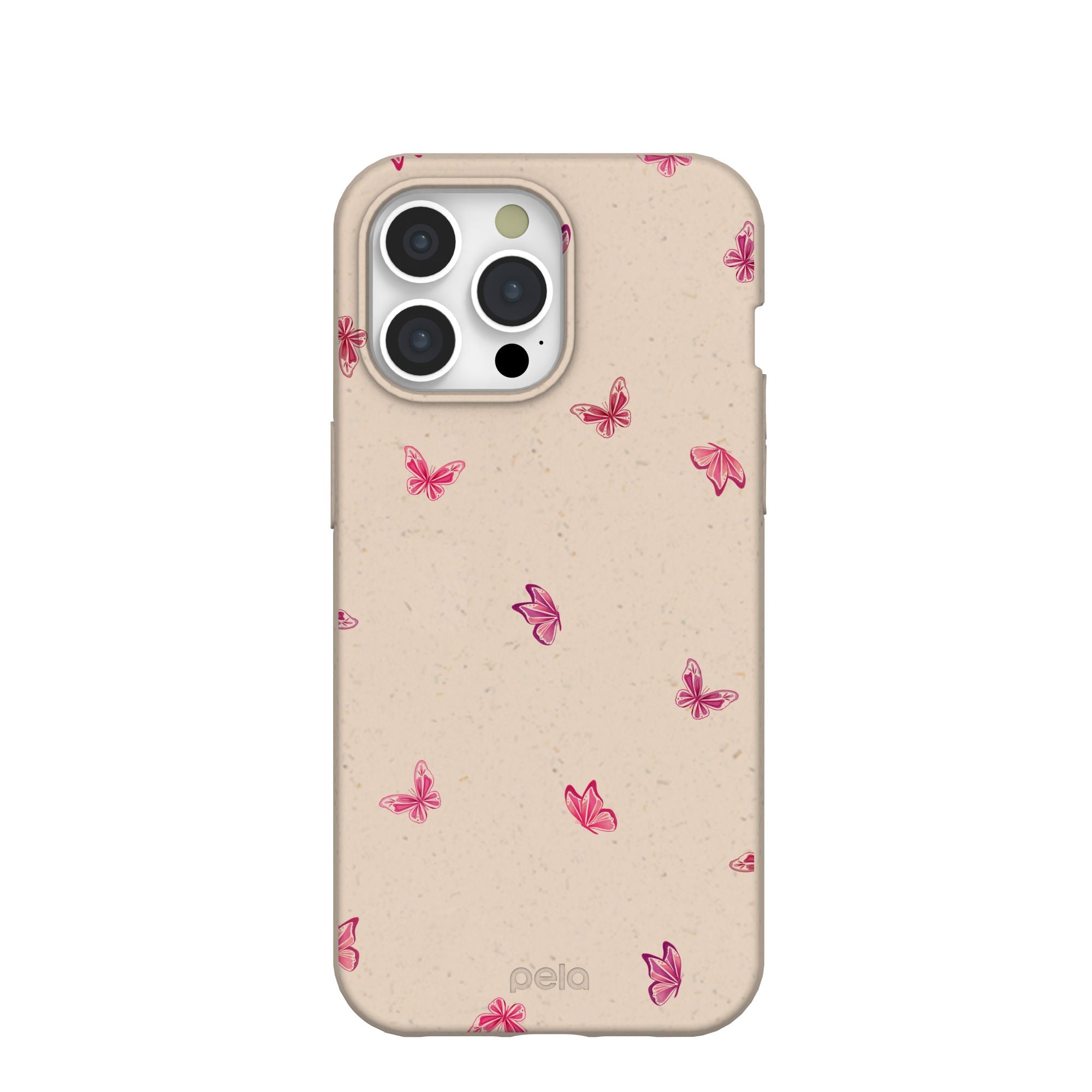 Seashell Lil Flutters iPhone 15 Pro Max Case Refurbished - Pela Case refurbished available on Cerqular