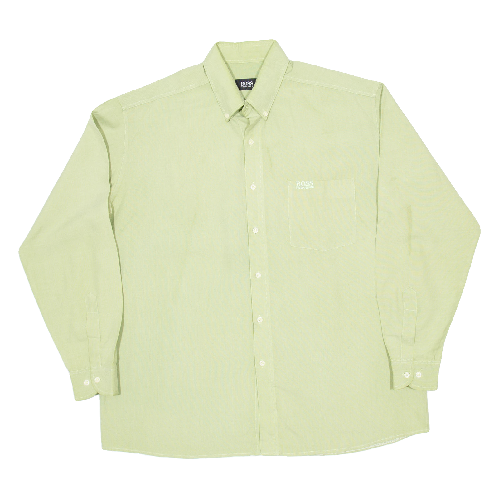 Buy BOSS HUGO BOSS Mens Plain Shirt Green Long Sleeve XL Refurbished - $24.69 BOSS HUGO BOSS Mens Plain Shirt Green Long Sleeve XL Refurbished - N/A refurbished available on Cerqular