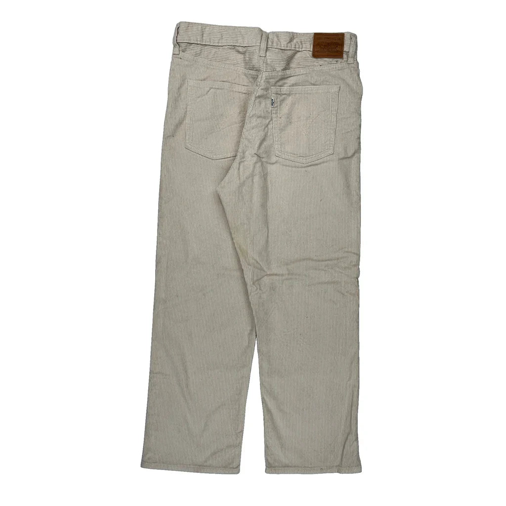 Buy Levis Cord Trousers - 32″ Waist Beige Cotton Refurbished - $33.49 Levis Cord Trousers - 32″ Waist Beige Cotton Refurbished - Thrifted (note: this is a term often used to describe second- refurbished available on Cerqular