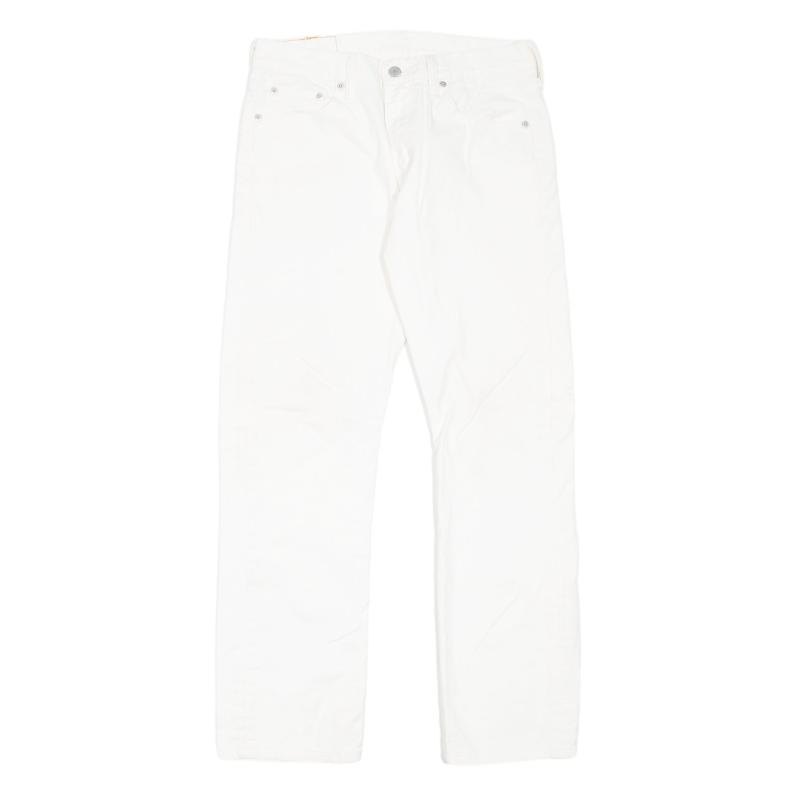 LEVI'S 513 Jeans Mens White Slim Straight W28 L30 Refurbished - N/A refurbished available on Cerqular