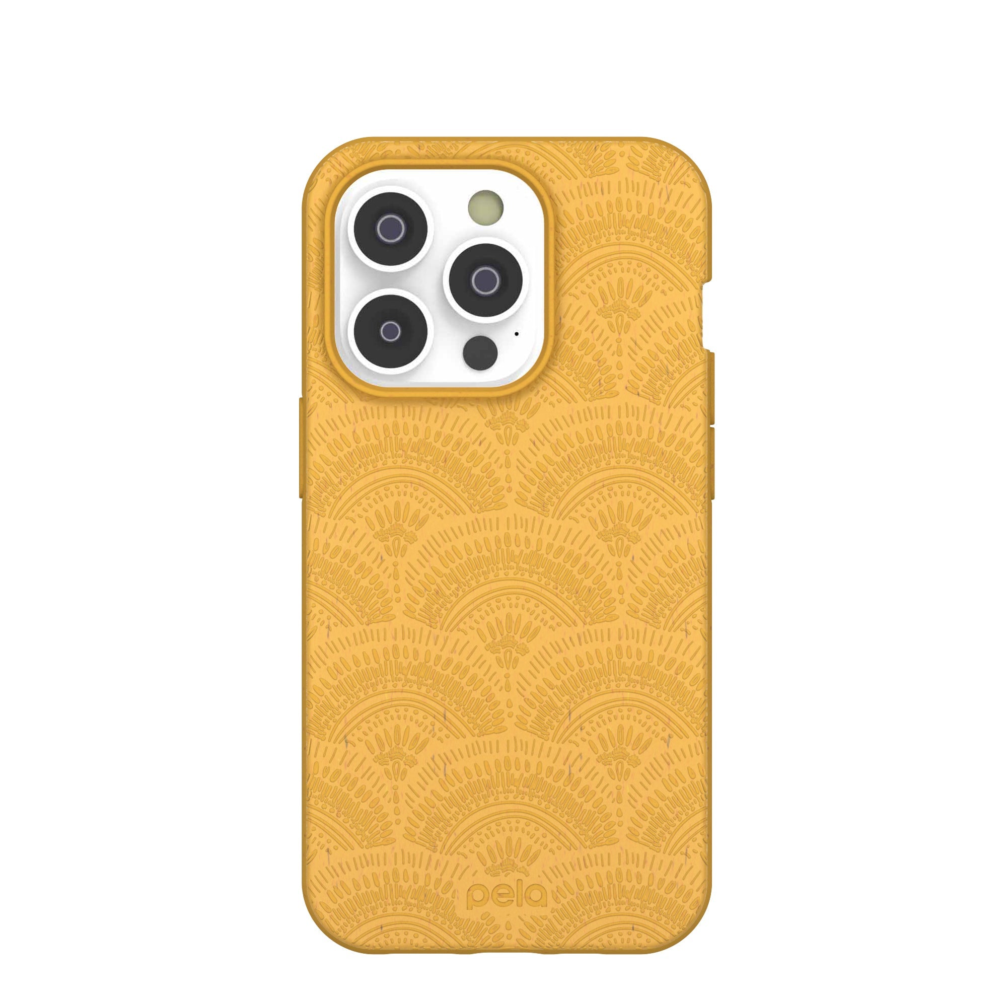 Honey Sunburst iPhone 14 Pro Case Refurbished - Pela Case refurbished available on Cerqular