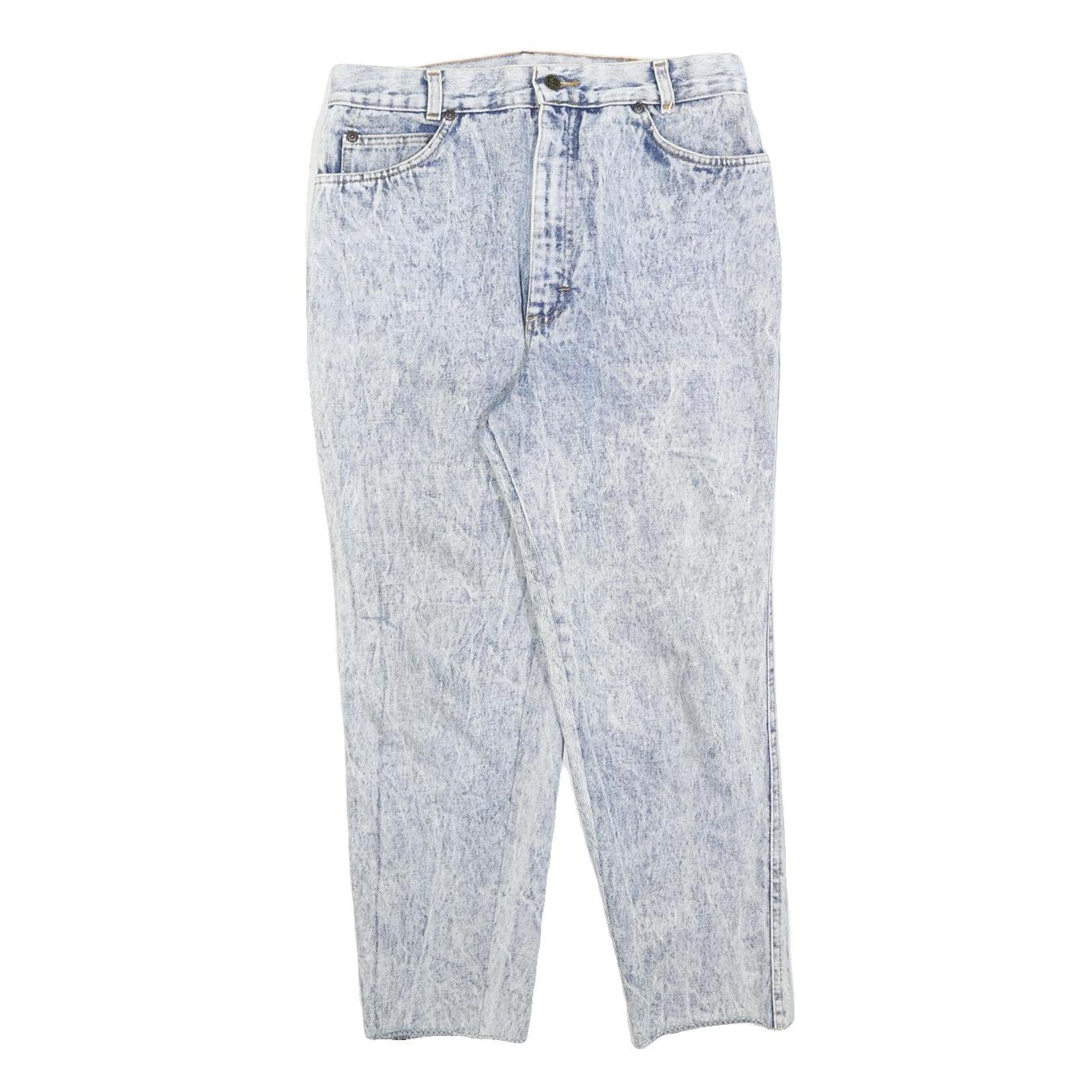 B&J Womens Jeans Blue Regular Straight Denim Light W30 L25 Cotton Blend Zip Refurbished - N/A refurbished available on Cerqular