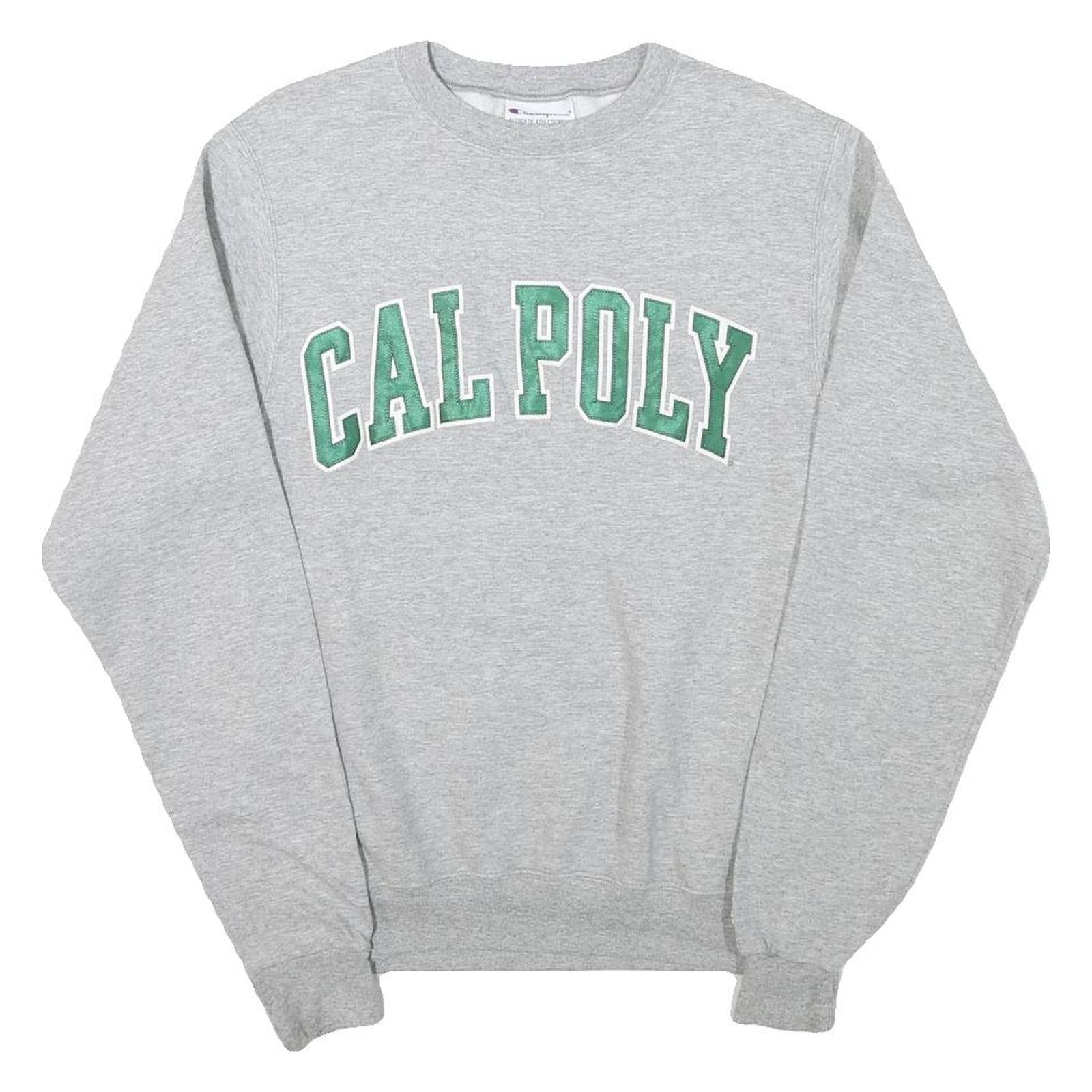 Buy CHAMPION Mens Grey Cal Poly Crew Neck XS Cotton Blend Sweatshirt Casual Pullover Refurbished - $33.79 CHAMPION Mens Grey Cal Poly Crew Neck XS Cotton Blend Sweatshirt Casual Pullover Refurbished - N/A refurbished available on Cerqular