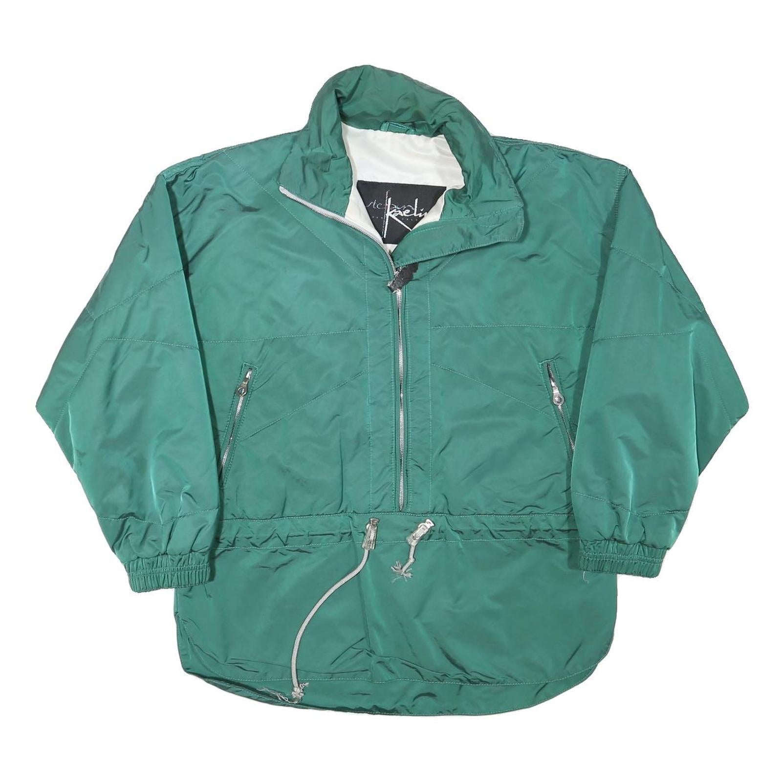 KAELIN Womens Green Jacket L Polyester Blend Zip Outdoor Casual Lightweight Refurbished - N/A refurbished available on Cerqular