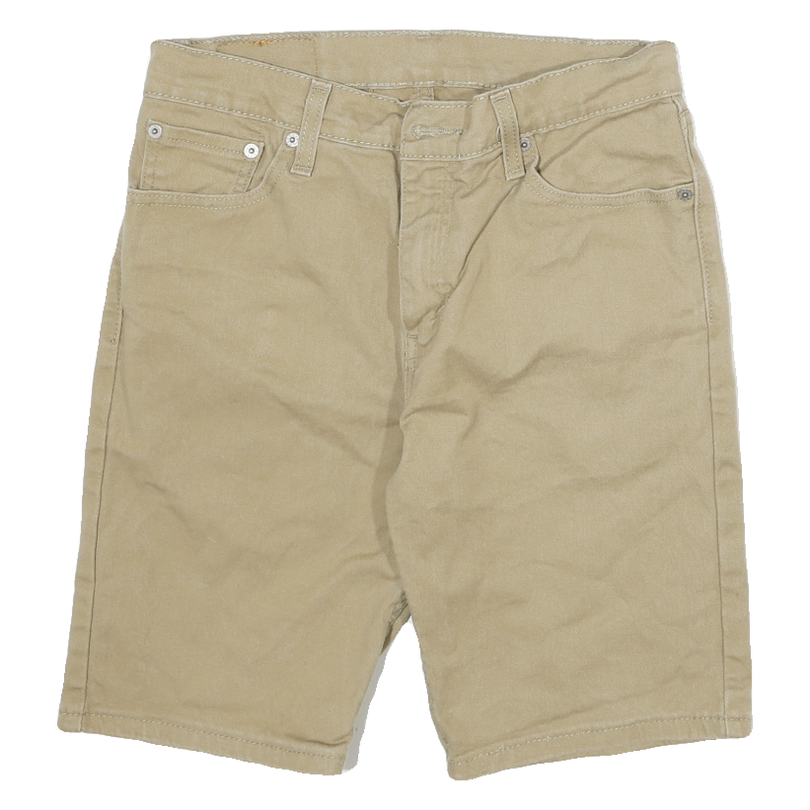 LEVI'S Mens Shorts Beige Casual Plain M W28 Stylish Summer Wear Refurbished - N/A refurbished available on Cerqular