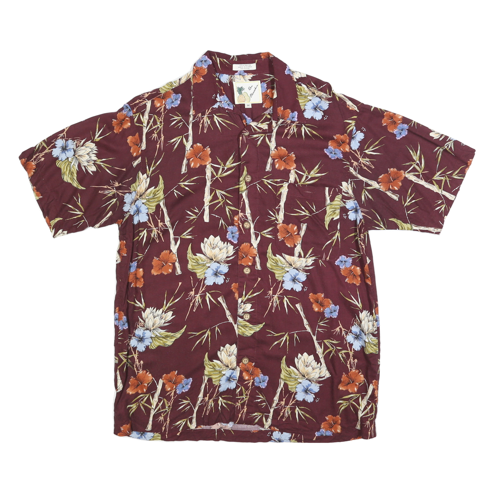 Buy RON CHERISHAM Mens Burgundy & Floral Cotton Blend Shirt M Summer Casual Refurbished - $15.59 RON CHERISHAM Mens Burgundy & Floral Cotton Blend Shirt M Summer Casual Refurbished - N/A refurbished available on Cerqular