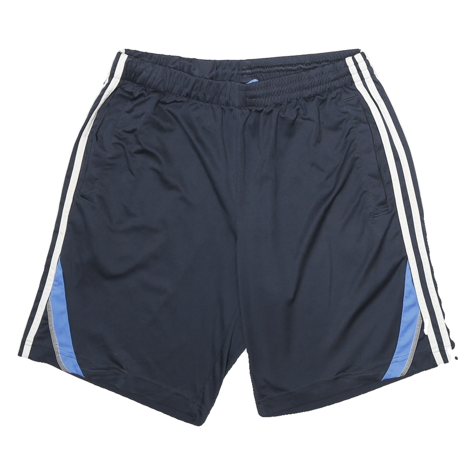 ADIDAS Mens Shorts Navy Blue & Light Blue Casual Polyester Blend M W28 Refurbished - N/A refurbished available on Cerqular