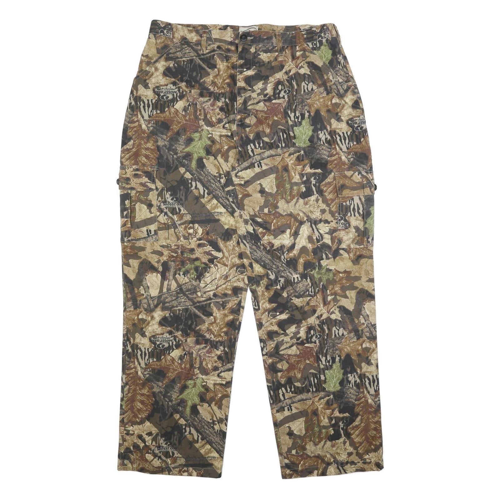 FIELDSTAFF Mens Cotton Blend Camouflage Relaxed Straight Trousers W40 L33 Cargo Refurbished - N/A refurbished available on Cerqular