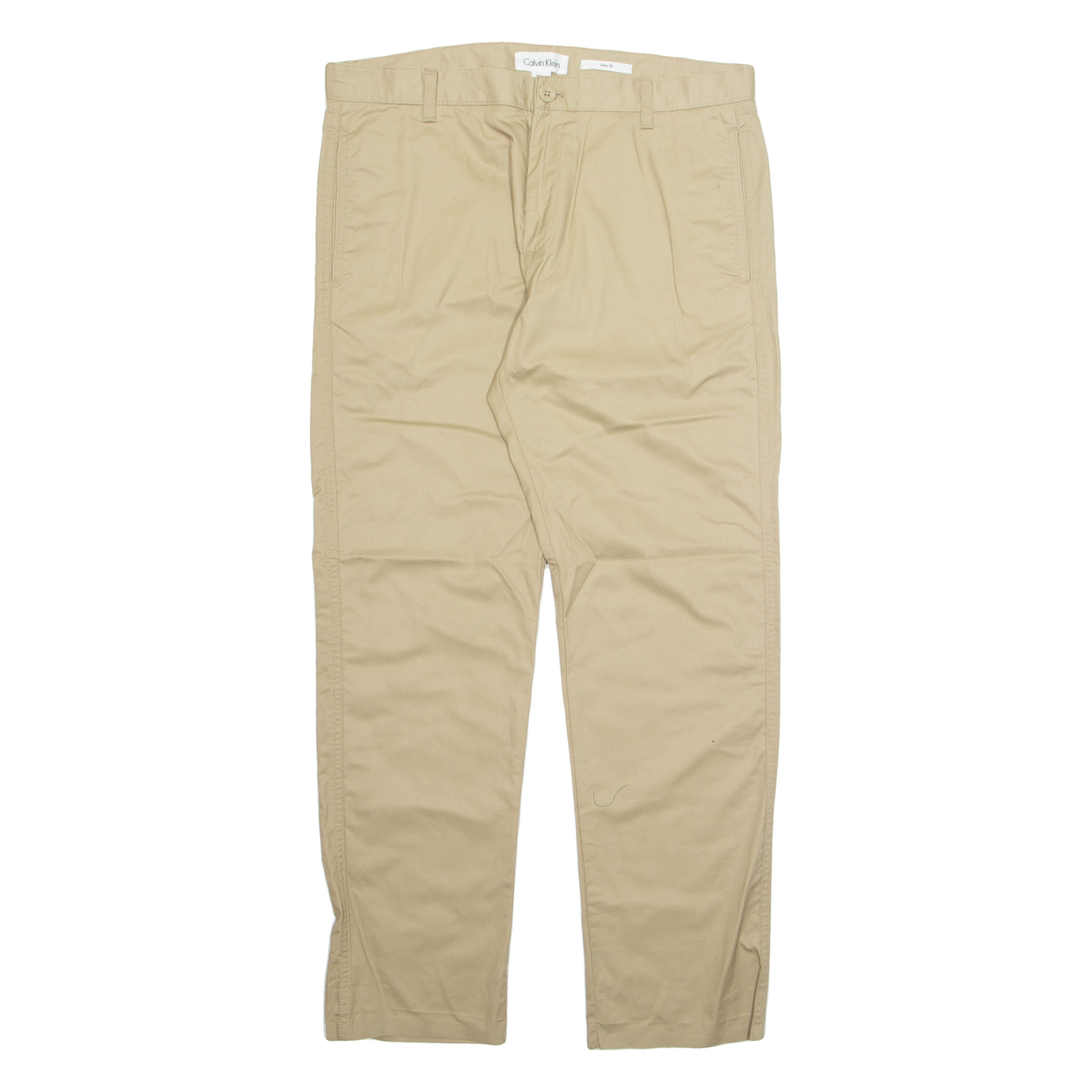 Buy CALVIN KLEIN Chino Mens Trousers Beige Regular Tapered W36 L31 Refurbished - $36.39 CALVIN KLEIN Chino Mens Trousers Beige Regular Tapered W36 L31 Refurbished - N/A refurbished available on Cerqular