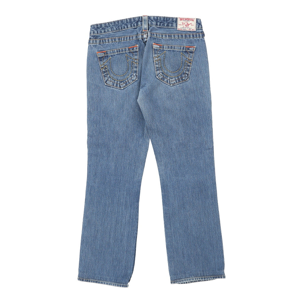 Johnny True Religion Jeans - 32W UK 10 Blue Cotton Refurbished - Thrifted (note: this is a term often used to describe second- refurbished available on Cerqular