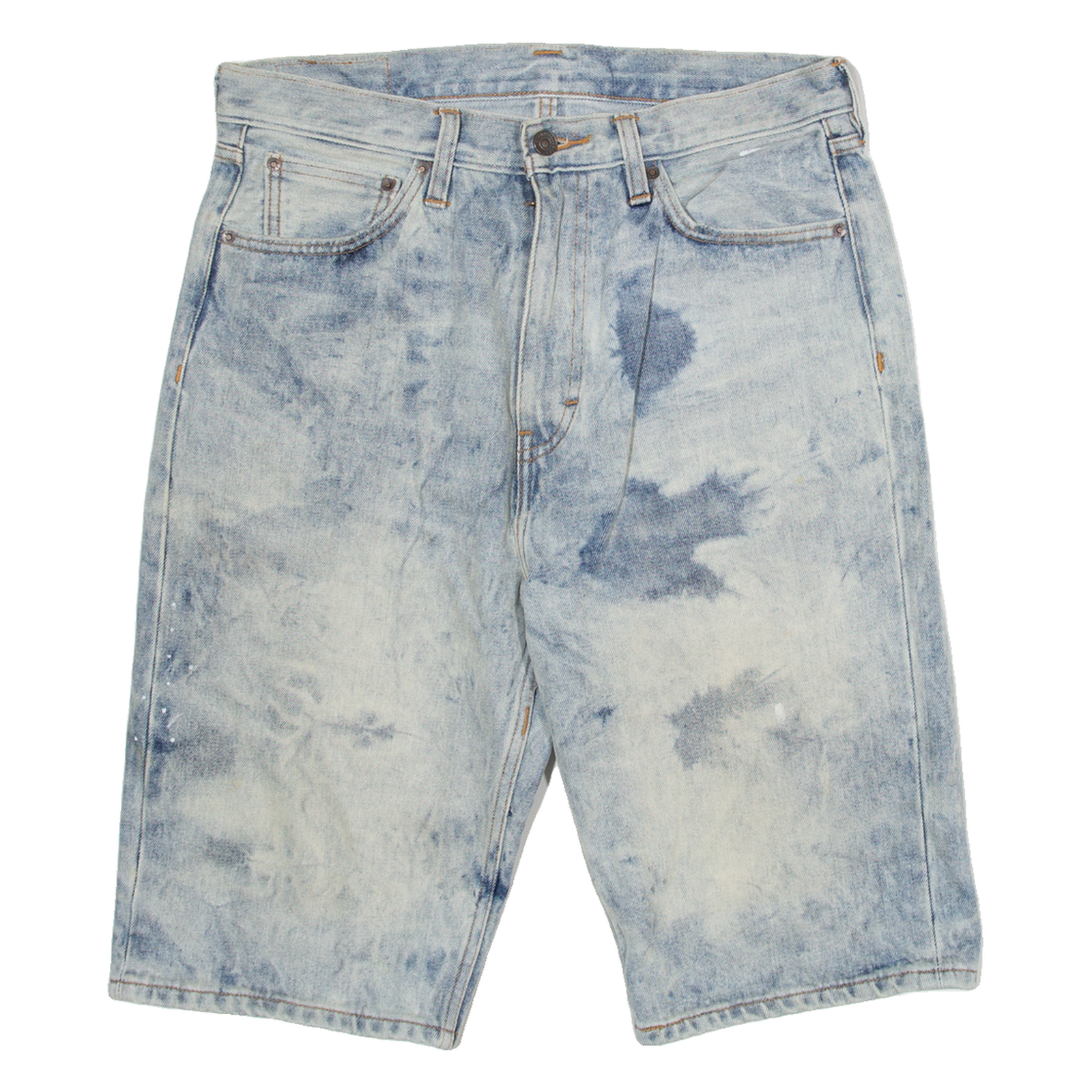 LEVI'S Womens Jorts Shorts Blue M W32 Refurbished - N/A refurbished available on Cerqular
