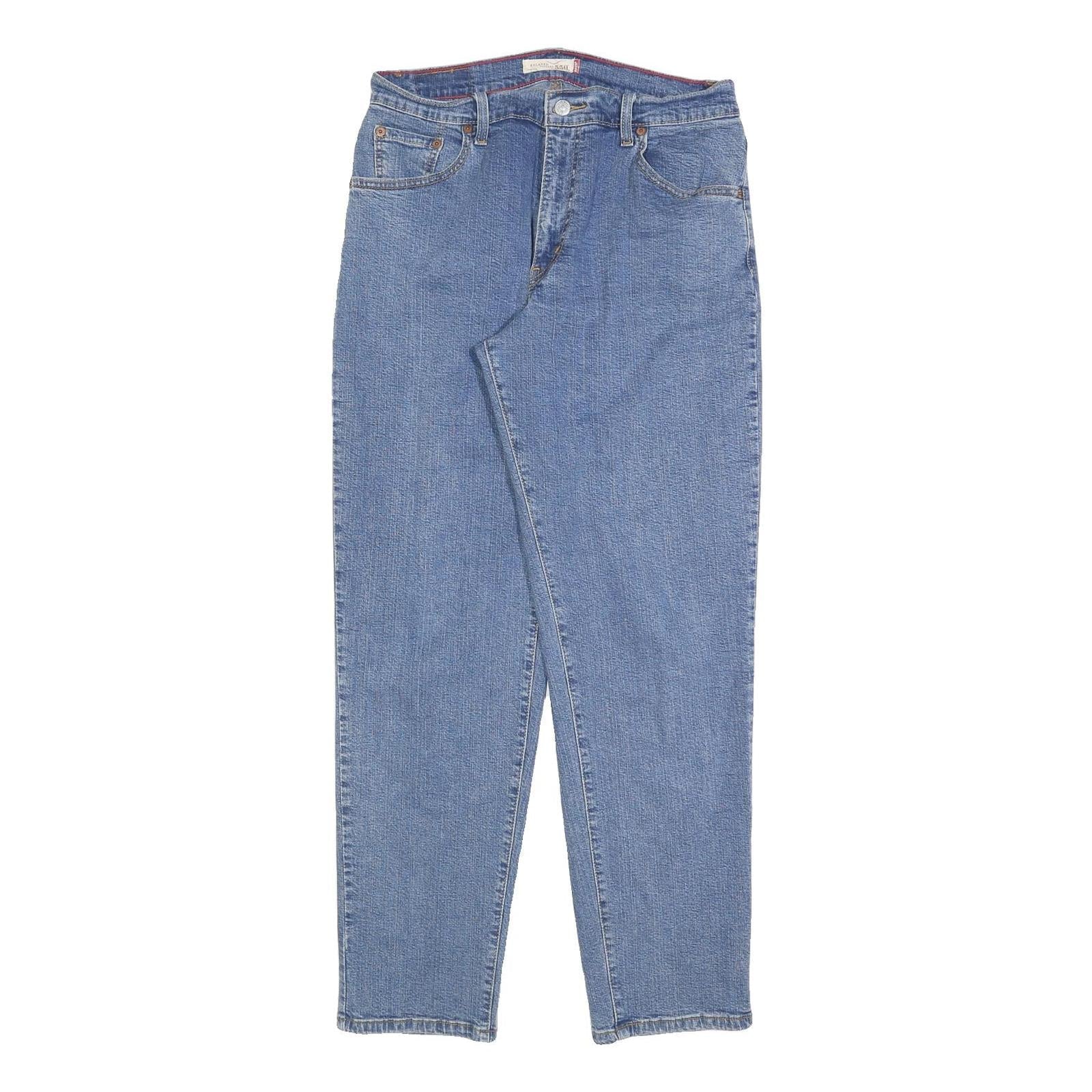 LEVI'S 550 Tapered Womens Jeans Blue Relaxed Tapered Denim W32 L32 Classic Fit Refurbished - N/A refurbished available on Cerqular