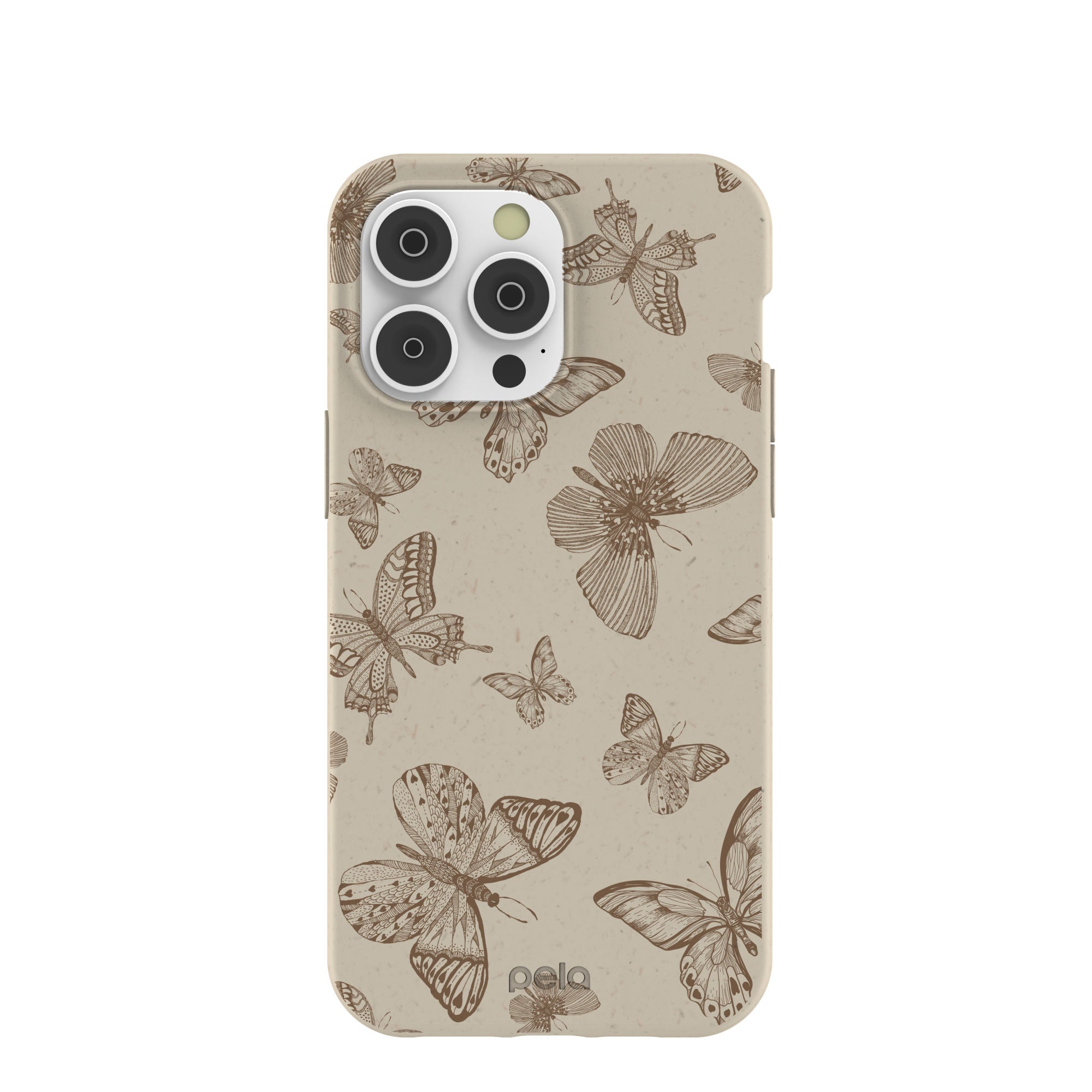 London Fog Delicate Flutters iPhone 14 Pro Max Case Refurbished - Pela Case refurbished available on Cerqular