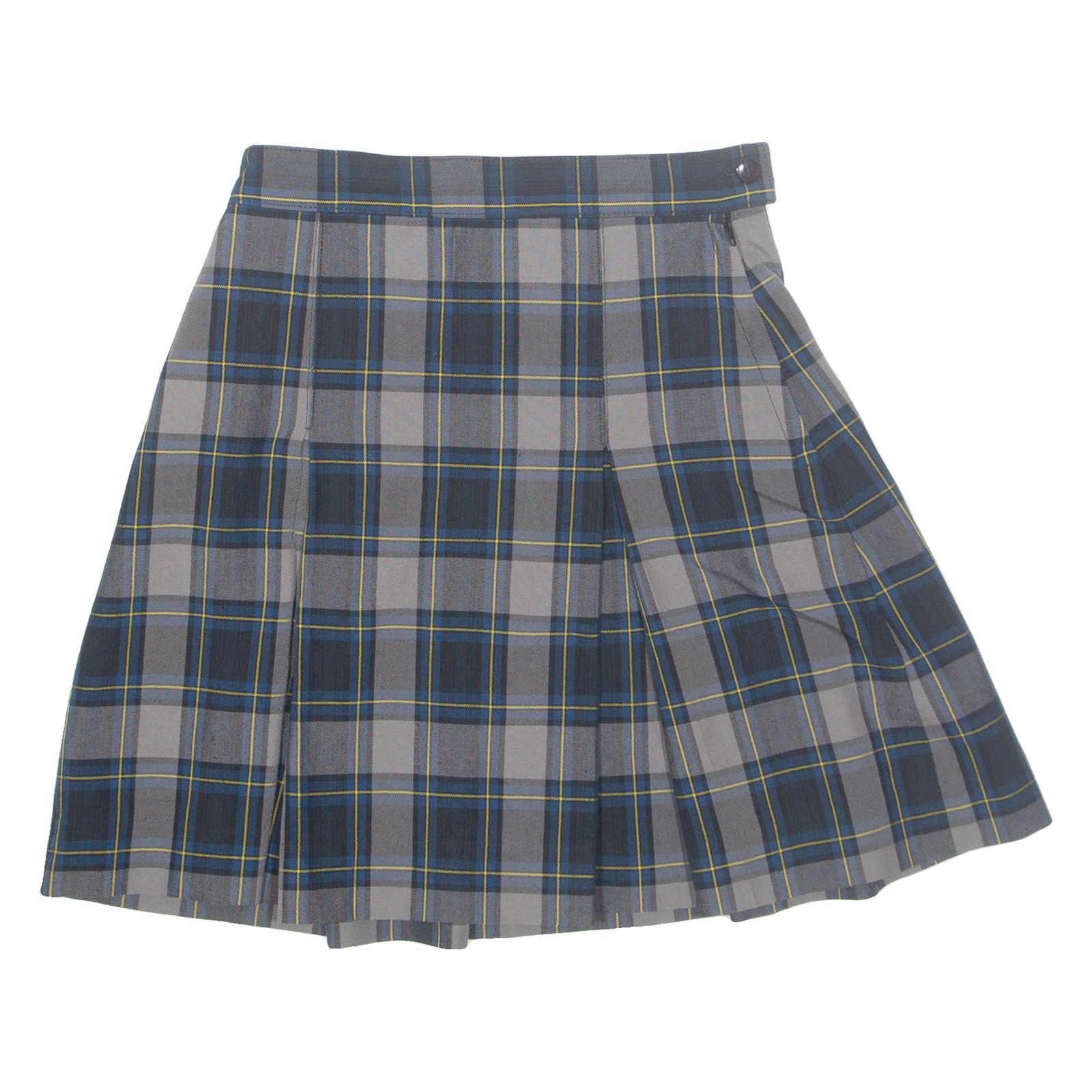 Womens Pleated Skirt Green Knee Length Check XS Refurbished - N/A refurbished available on Cerqular