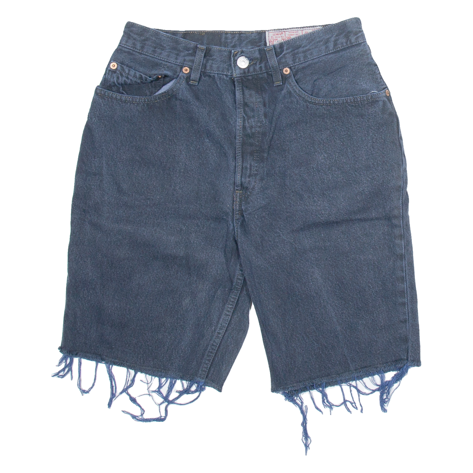 LEVI'S Womens Denim Shorts Blue S W28 Refurbished - N/A refurbished available on Cerqular