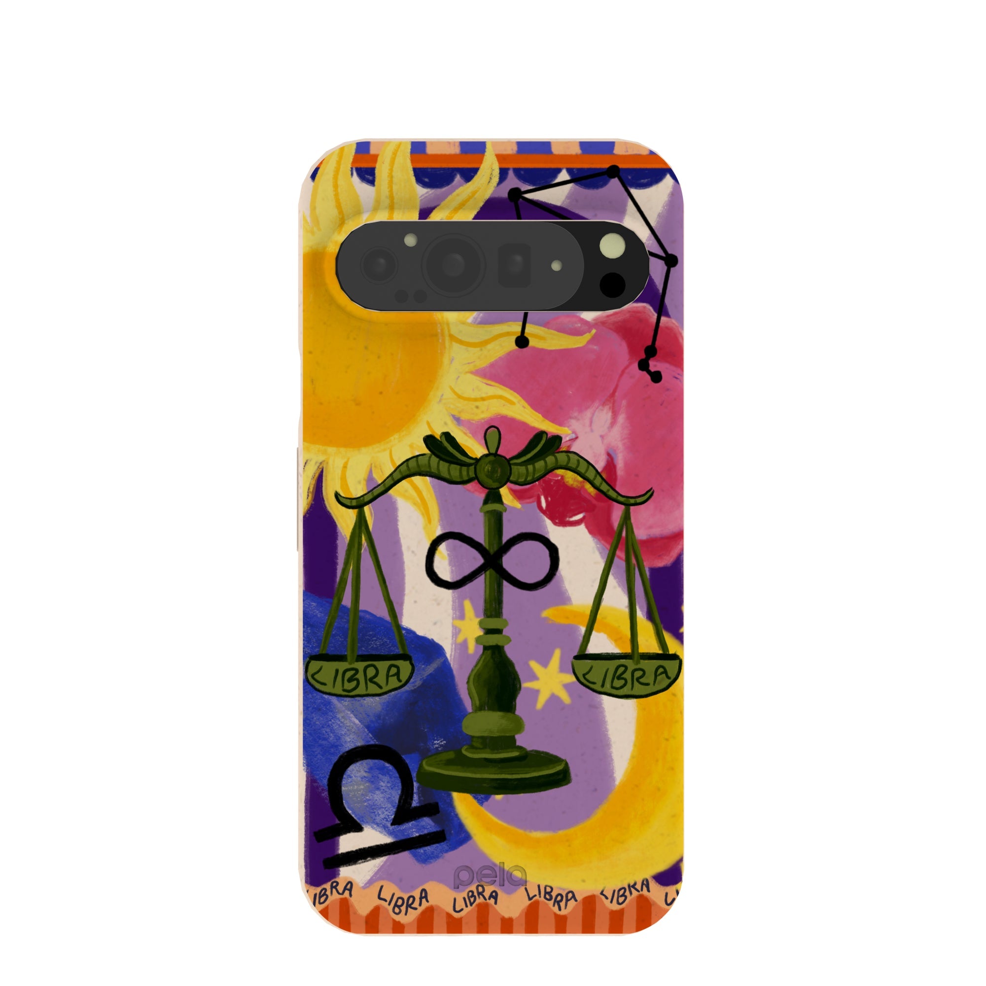 Seashell Libra Scale Google Pixel 9 Pro XL Case Refurbished - Pela Case refurbished available on Cerqular