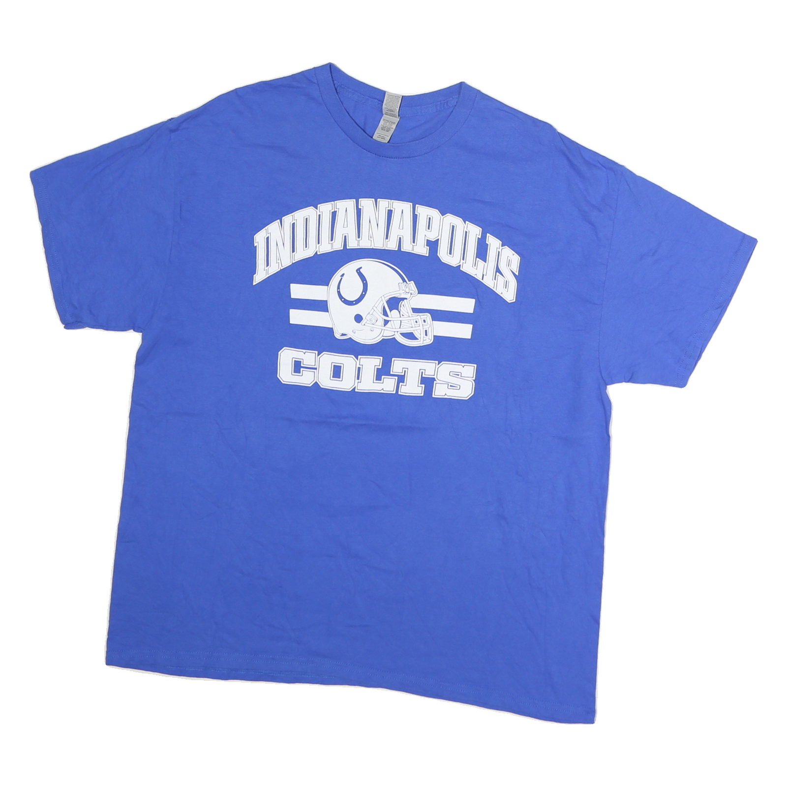 GILDAN Womens Blue Indianapolis Colts T-Shirt XL Short Sleeve Crew Neck NFL Refurbished - N/A refurbished available on Cerqular