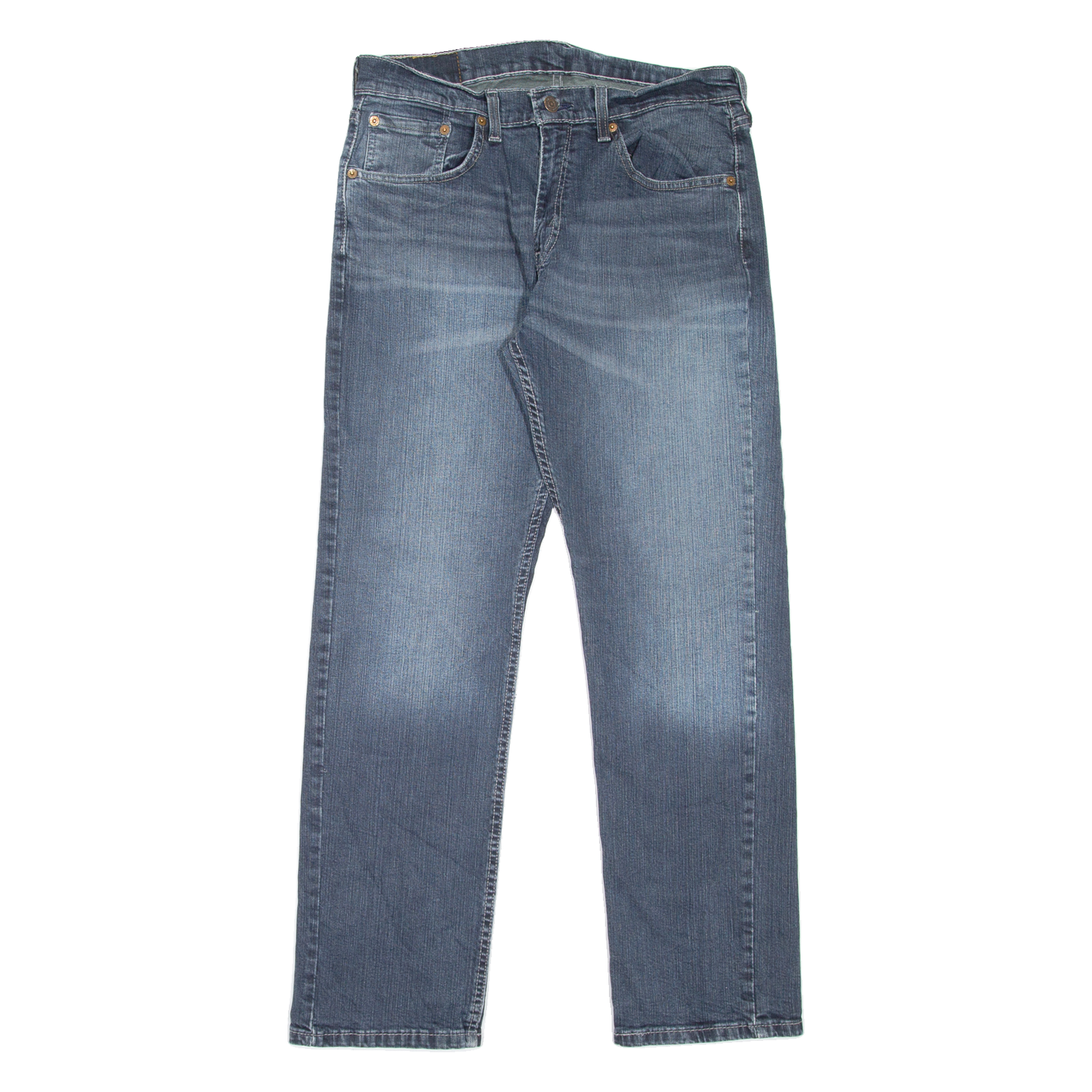 LEVI'S 559 Jeans Mens Blue Relaxed Straight Stone Wash W30 L30 Refurbished - N/A refurbished available on Cerqular