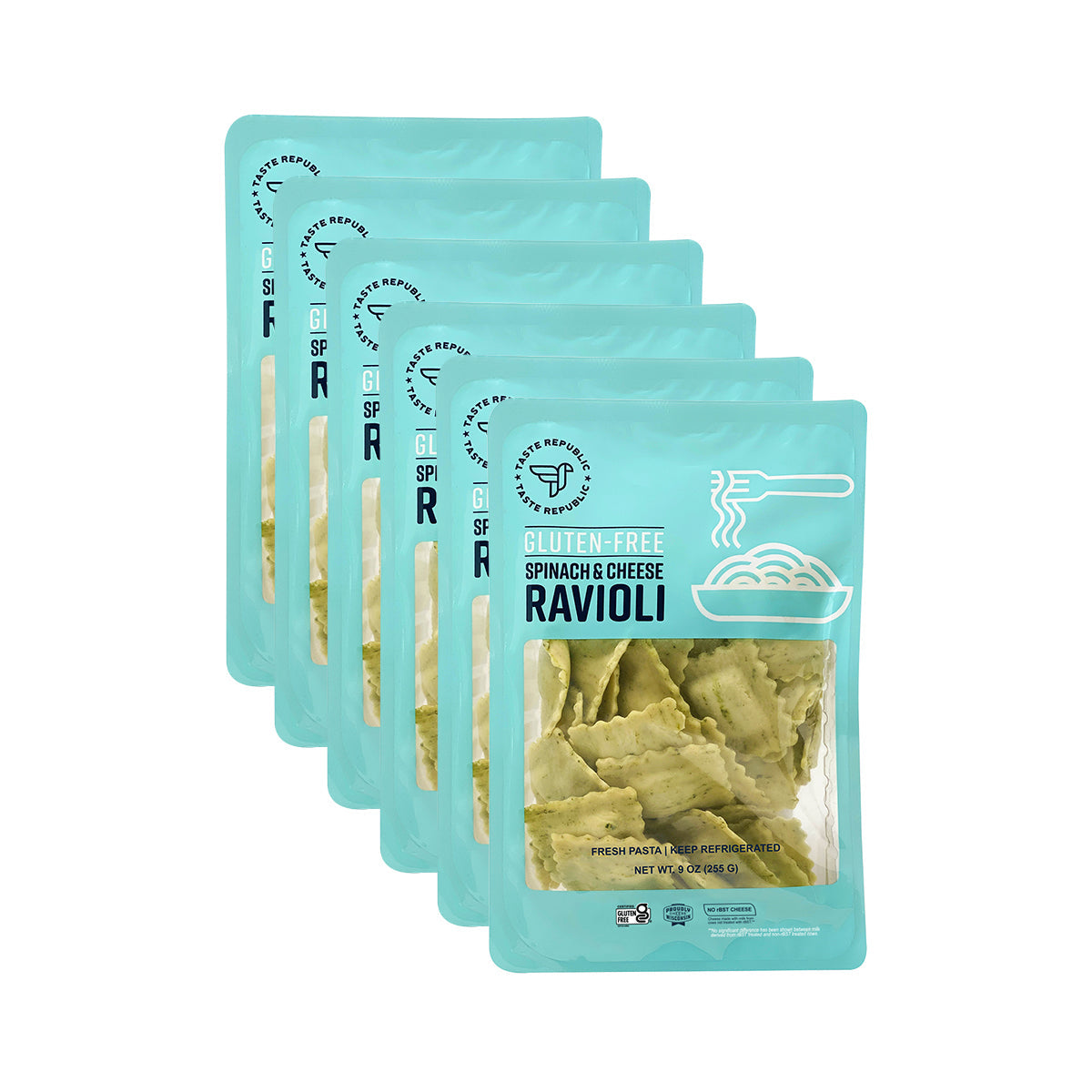 Buy Fresh Gluten-Free Spinach & Cheese Ravioli (6-Pack) Refurbished - $59.99 Fresh Gluten-Free Spinach & Cheese Ravioli (6-Pack) Refurbished - Taste Republic refurbished available on Cerqular