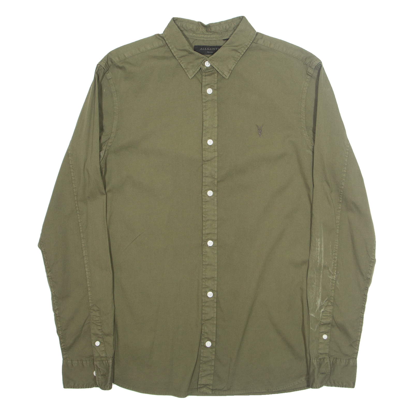 Buy ALL SAINTS Mens Plain Shirt Green Long Sleeve S Refurbished - $28.59 ALL SAINTS Mens Plain Shirt Green Long Sleeve S Refurbished - N/A refurbished available on Cerqular