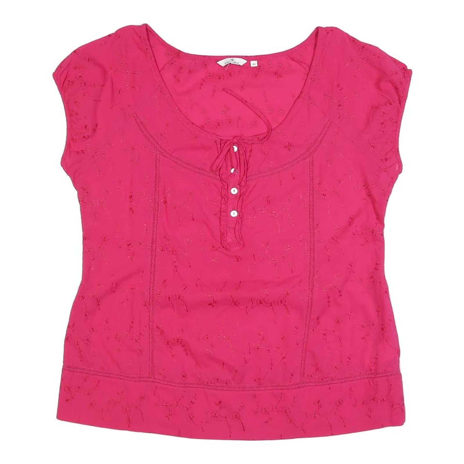 Buy TOM TAILOR Womens Pink Cotton Blend Short Sleeve Scoop Neck Top L Lightweight Refurbished - $25.99 TOM TAILOR Womens Pink Cotton Blend Short Sleeve Scoop Neck Top L Lightweight Refurbished - N/A refurbished available on Cerqular