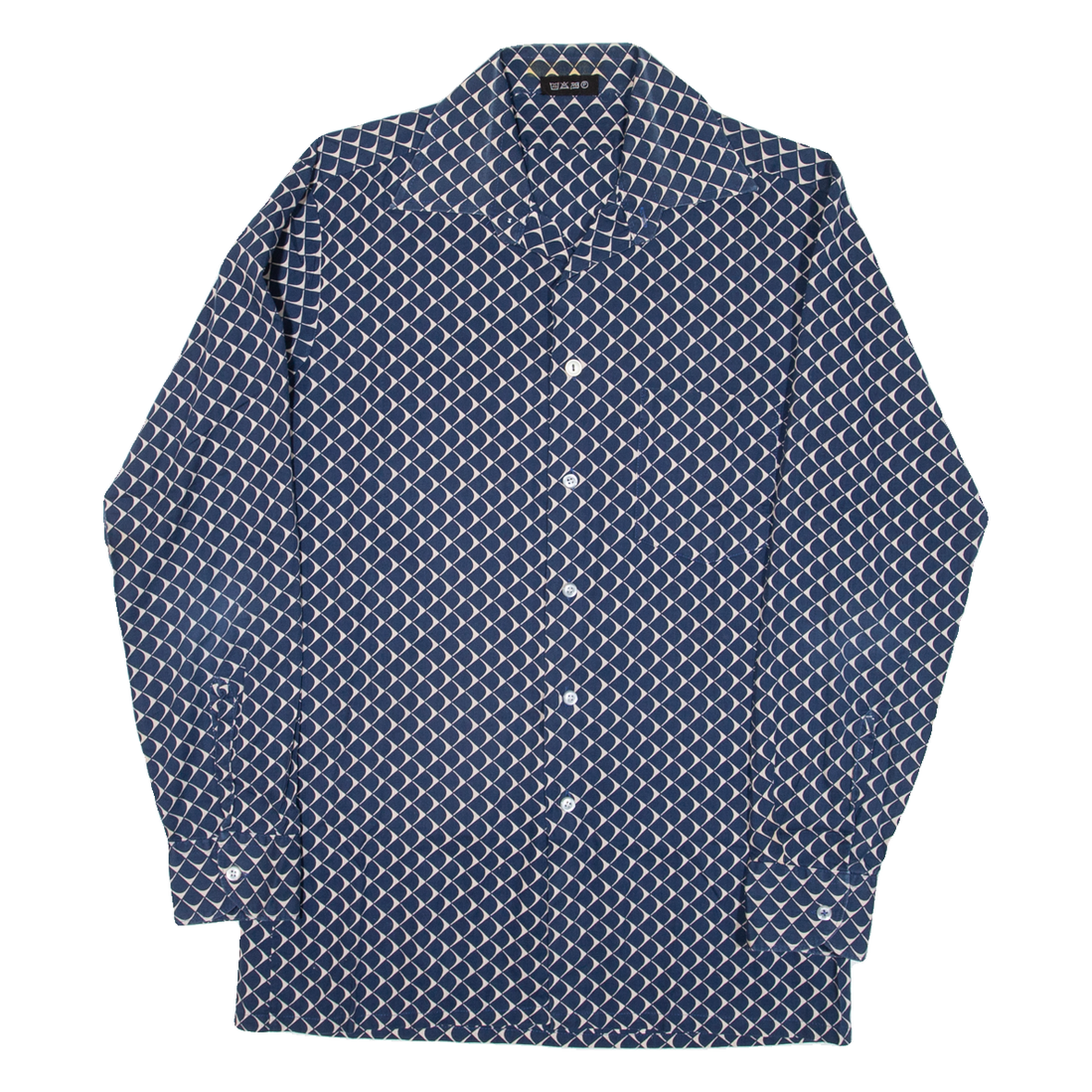 Buy TOP SHIRT Mens Shirt Blue Crazy Pattern Long Sleeve S Refurbished - $18.19 TOP SHIRT Mens Shirt Blue Crazy Pattern Long Sleeve S Refurbished - N/A refurbished available on Cerqular